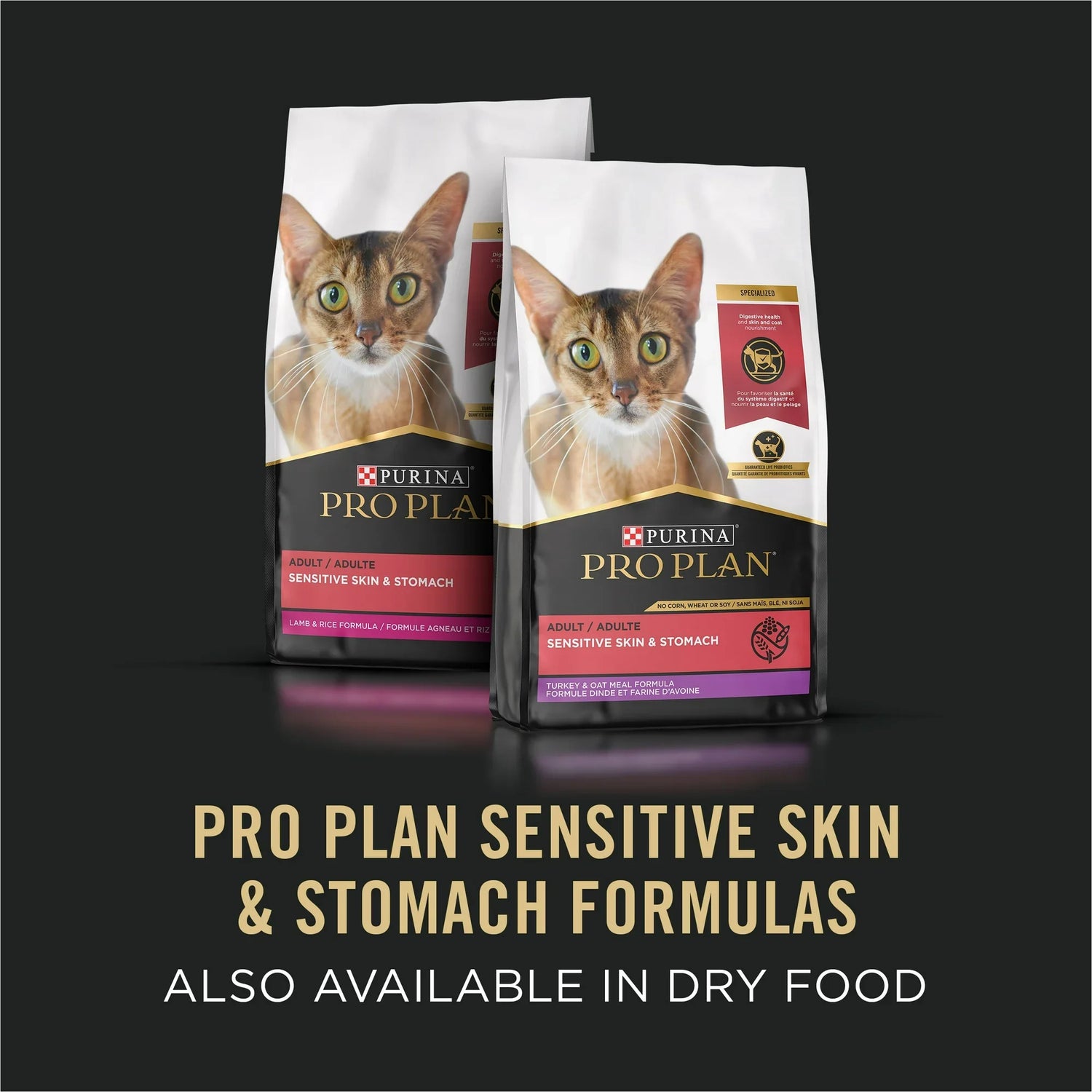 Pro Plan Sensitive Skin &amp; Stomach Arctic Char Entree Grain Free Classic Wet Cat Food (3oz)