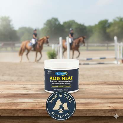 Farnam Aloe Heal Veterinary Horses Dogs Cream 4 oz. 2-Pack