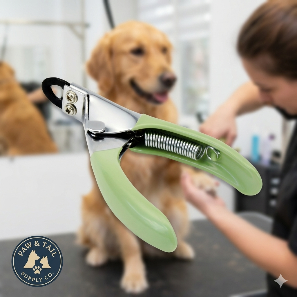 Coastal Pet Safari Professional Guillotine Dog Nail Trimmer MD/LG Stainless Steel Soft Grip