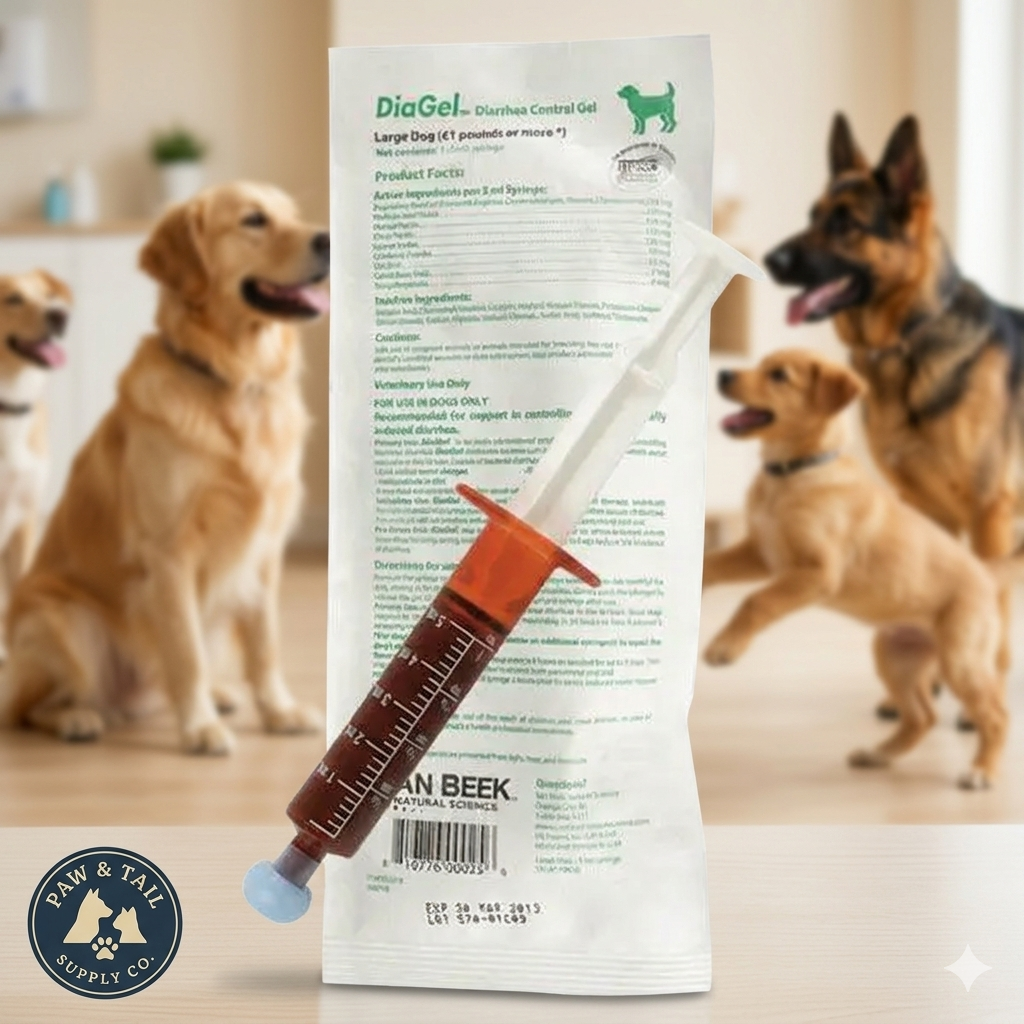 DiaGel Diarrhea Control Gel 5 ml Large Dogs Digestive Upset Loose Stool Relief