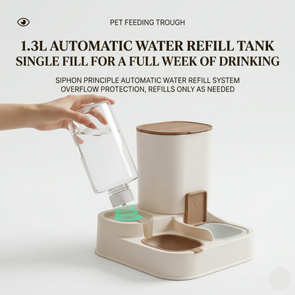 Gravity Auto Feeder &amp; Water Station