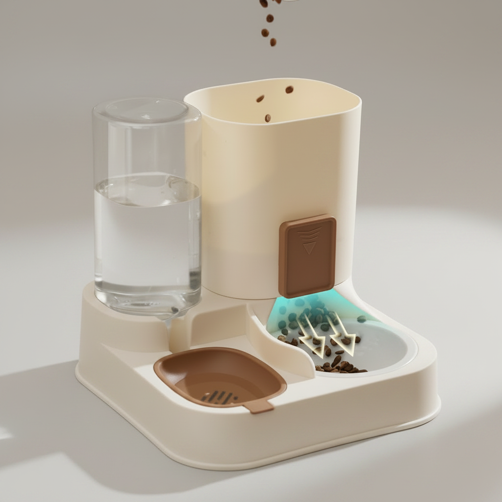 Gravity Auto Feeder &amp; Water Station