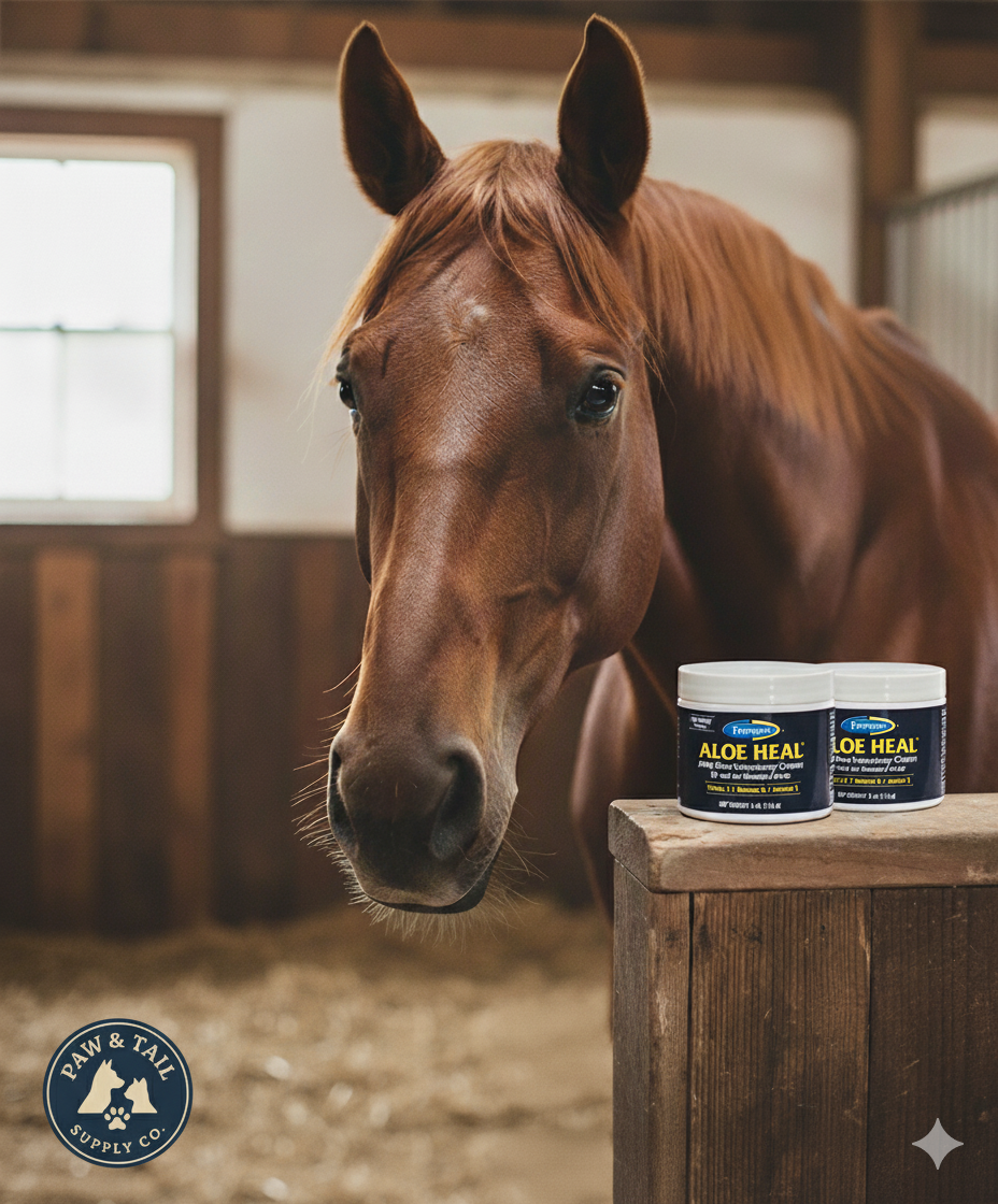 Farnam Aloe Heal Veterinary Horses Dogs Cream 4 oz. 2-Pack