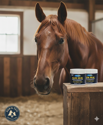 Farnam Aloe Heal Veterinary Horses Dogs Cream 4 oz. 2-Pack
