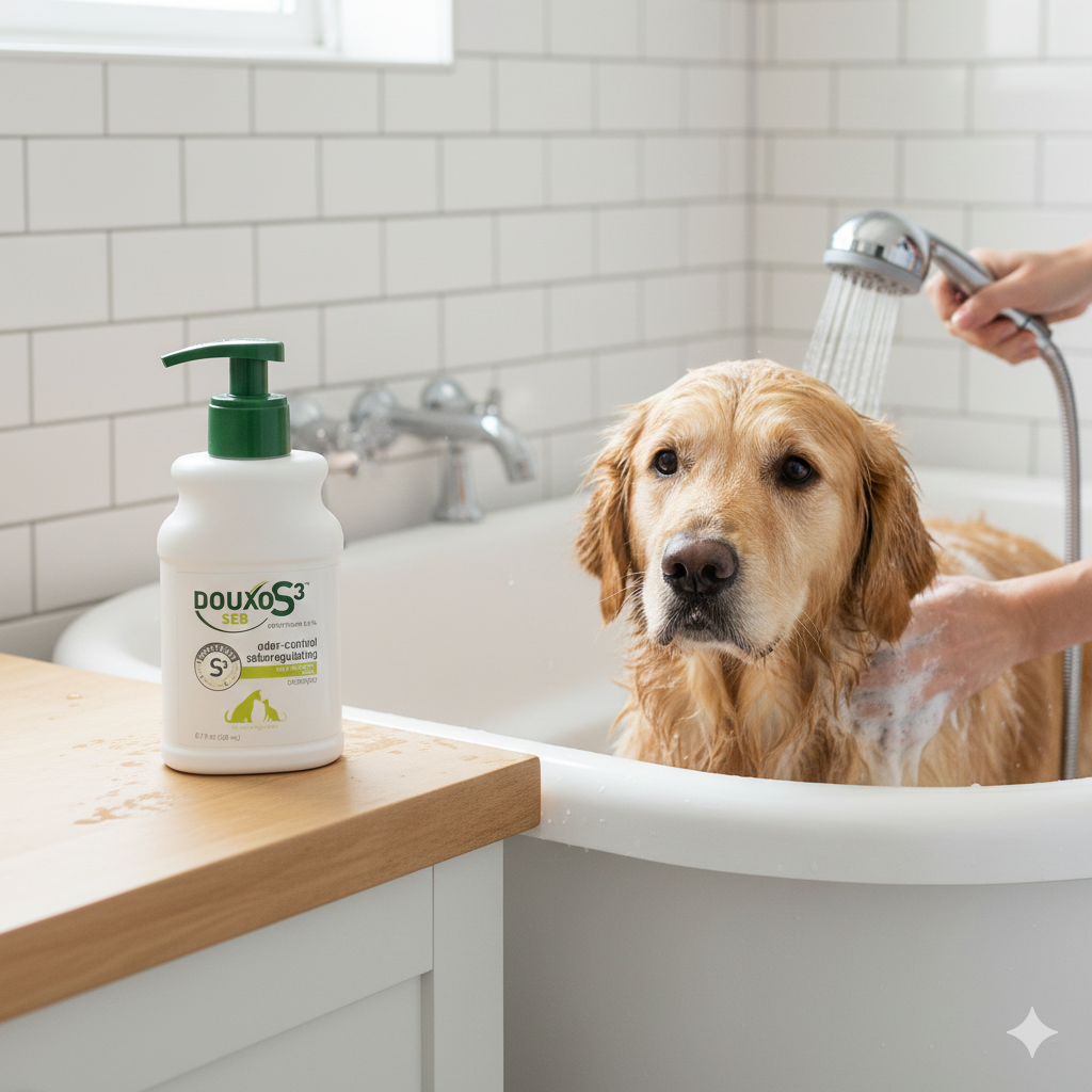 Douxo S3 SEB Shampoo 6.7 oz Dogs &amp; Cats Oily Flaky Skin Dandruff Control