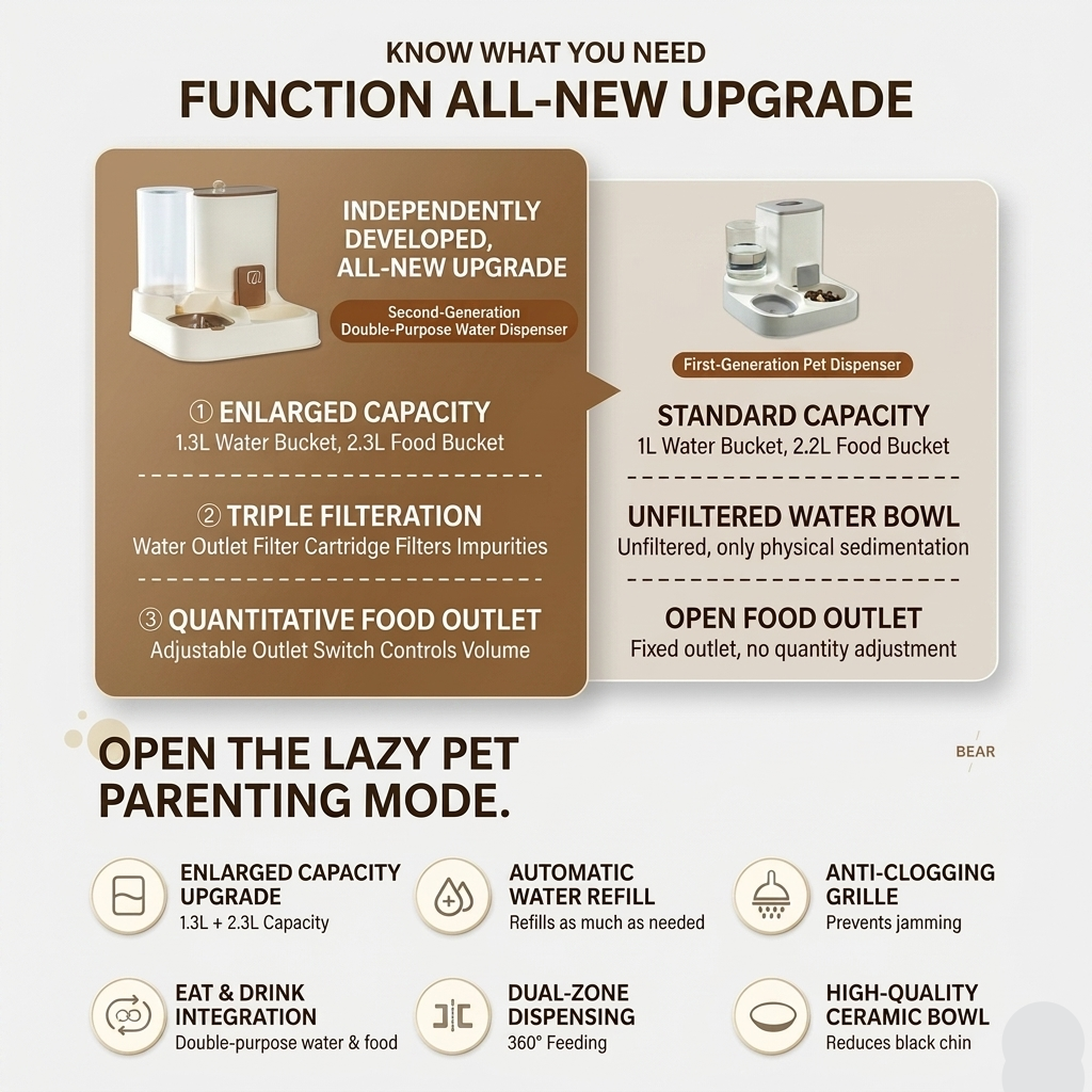 Gravity Auto Feeder &amp; Water Station