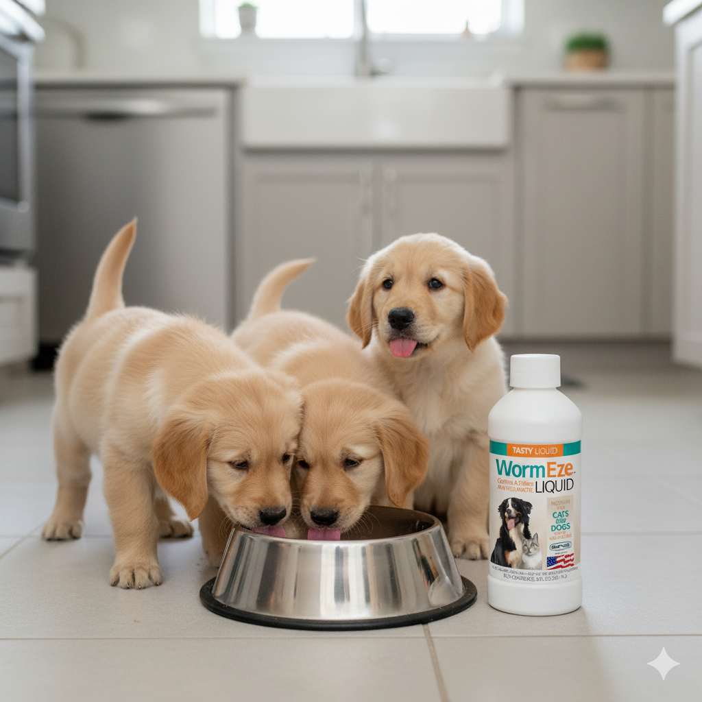 Dog Deworming &amp; Flea Care Bundle WormEze 8oz + Adams Flea &amp; Tick Shampoo 12oz + Chicken Rope Toy – Wholesale Bundle!