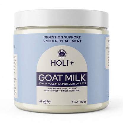 HOLI Powdered Goat Milk for Dogs &amp; Cats | Single-Ingredient Topper &amp; Milk Replacer