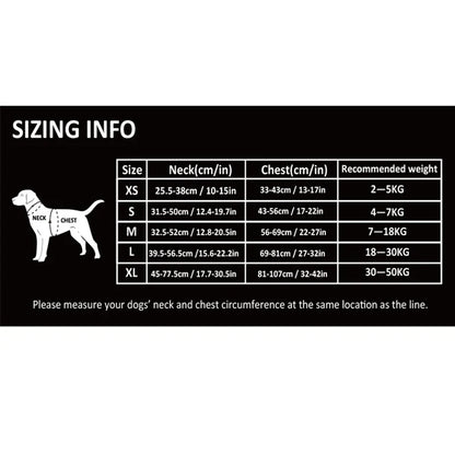 TRUELOVECN Reflective Nylon Dog Harness No Pull Adjustable
