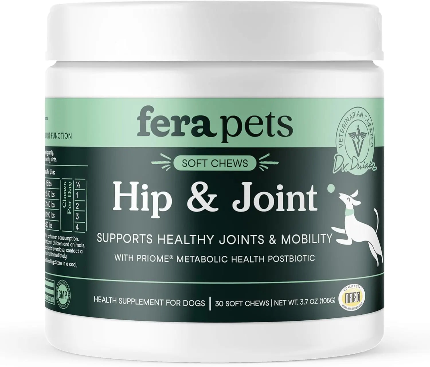 Hip &amp; Joint Supplement for Dogs – 90 Soft Chews, Glucosamine &amp; MSM