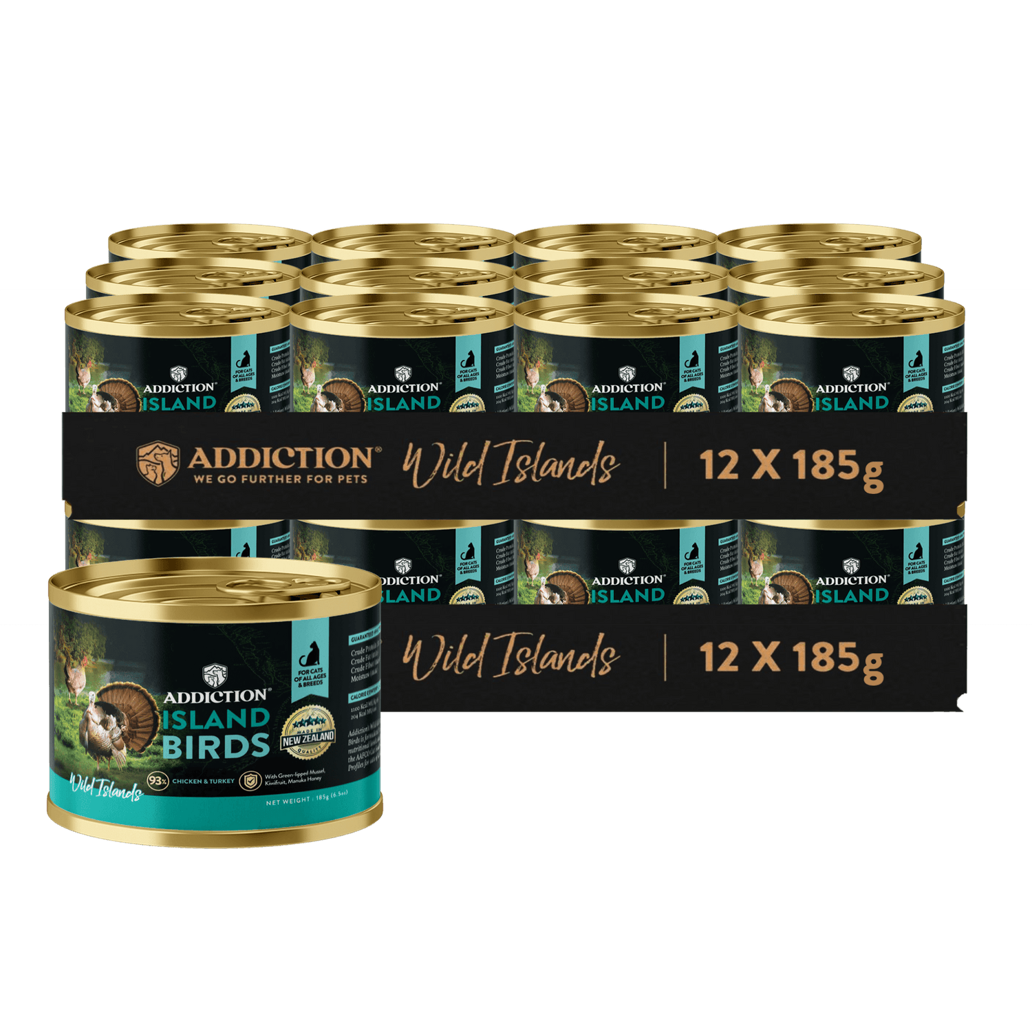 Wild Islands Island Birds Premium Chicken &amp; Turkey Grain-Free Canned Cat Food