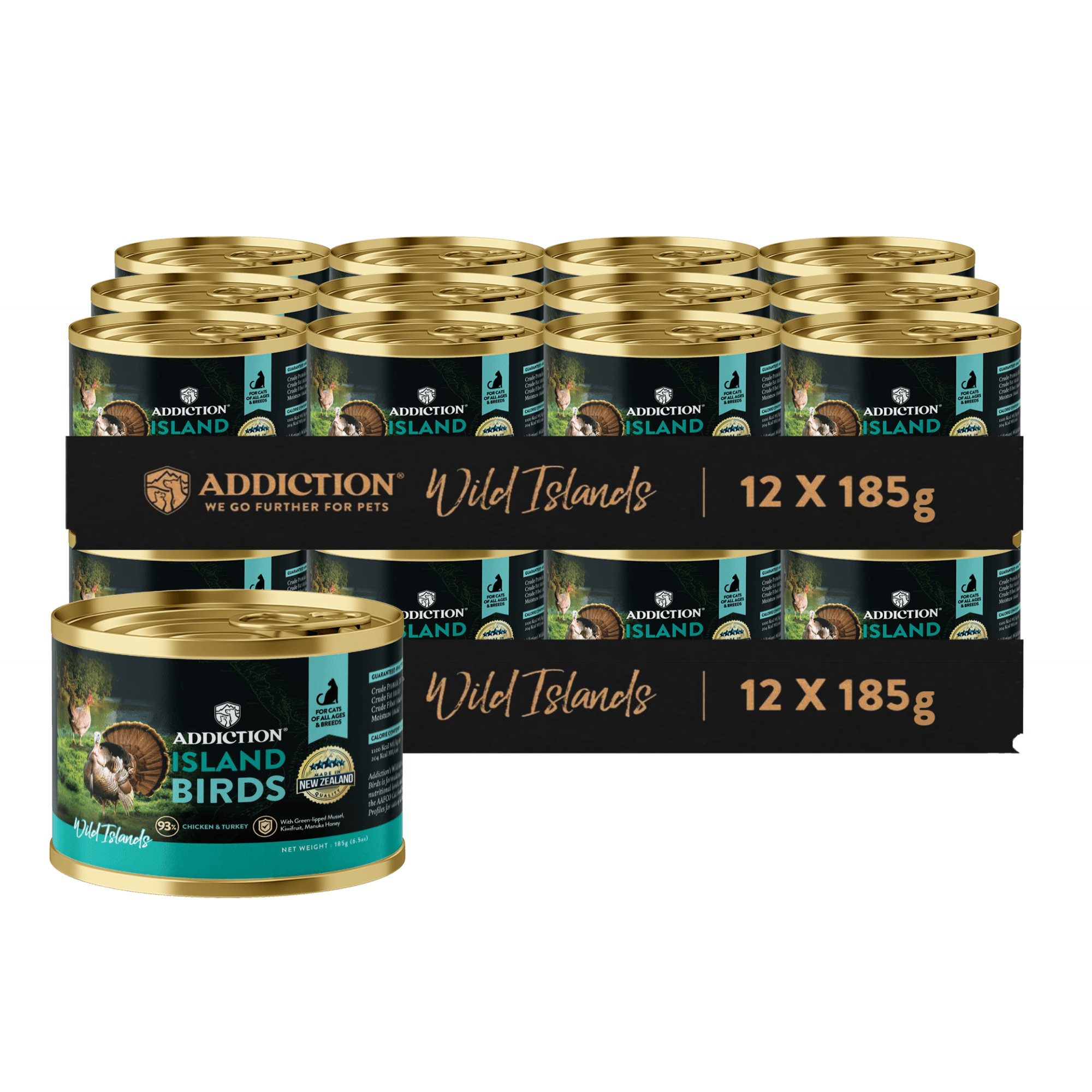 Wild Islands Island Birds Premium Chicken &amp; Turkey Grain-Free Canned Cat Food