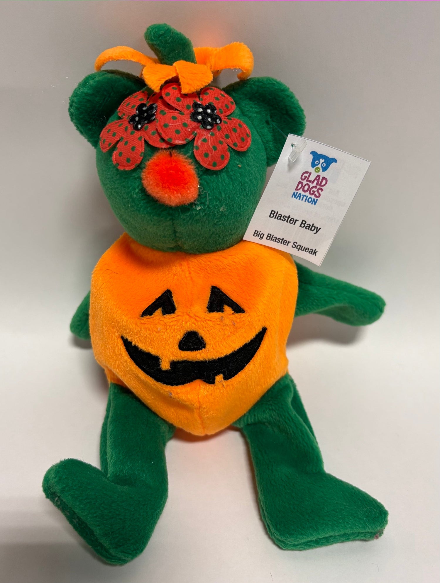 30% OFF! Glad Dogs Halloween SQUEAK &amp; NO SQUEAK Dog Toys: TINY &amp; BLASTER BABIES