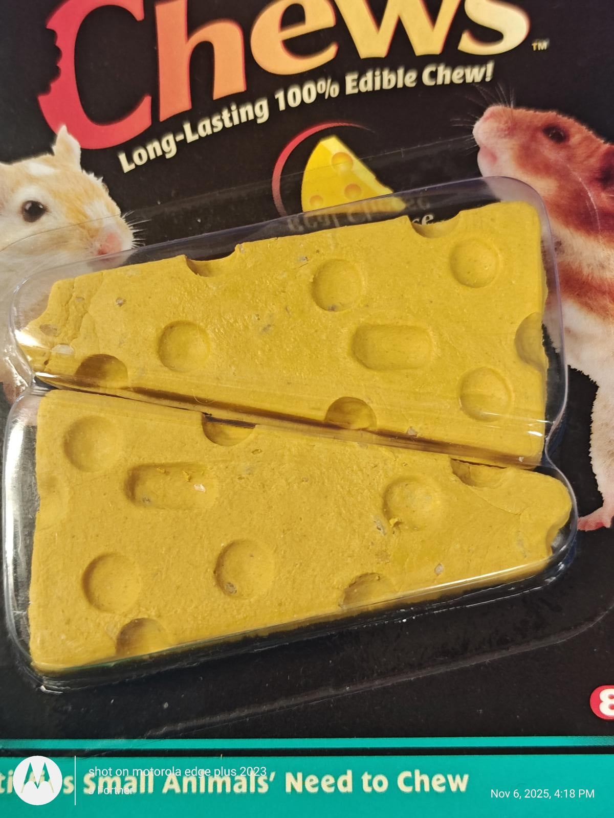 Small Animal Pet Chew Cheese for Hamster Rat Mouse Gerbil