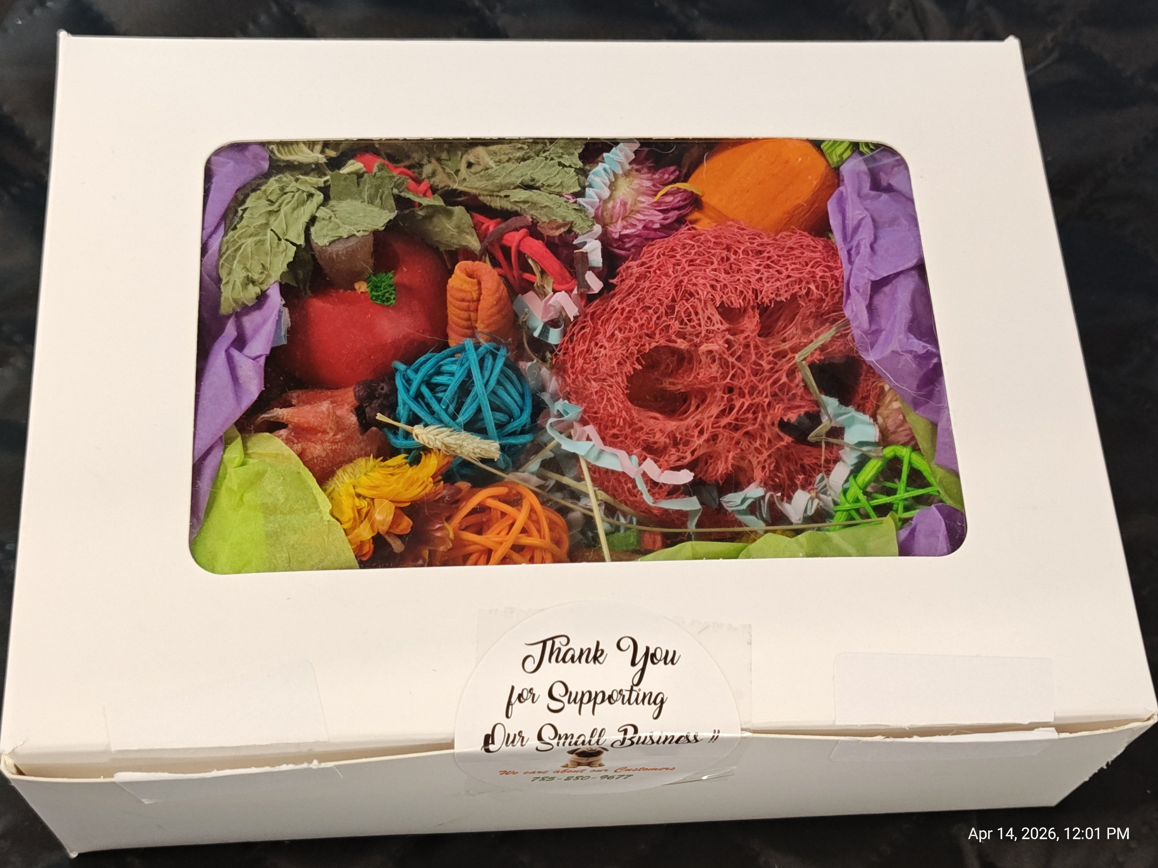 Ultimate Toy, Chew and Treat box for Guinea Pigs, Chinchillas, Rabbits
