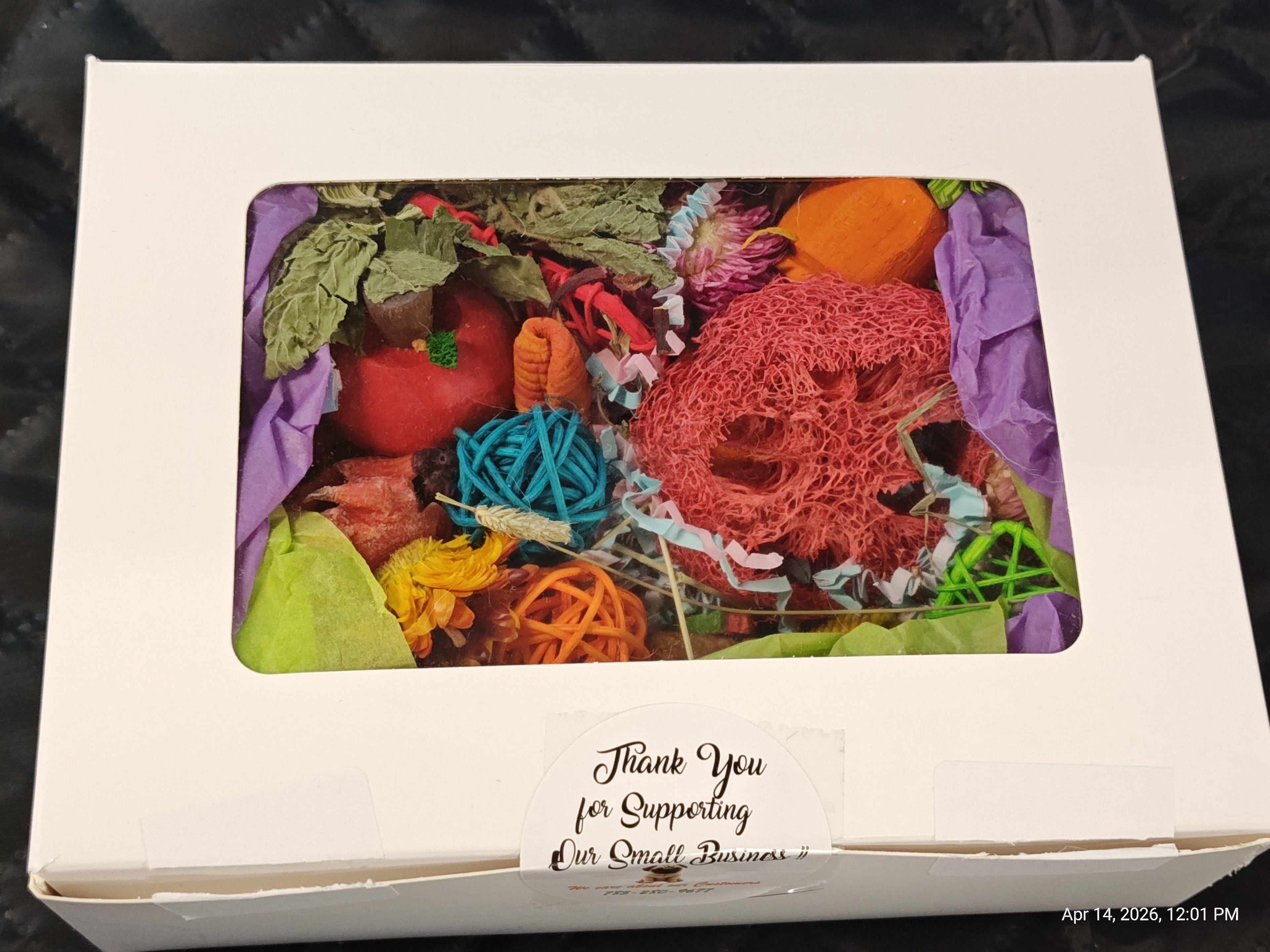 Ultimate Toy, Chew and Treat box for Guinea Pigs, Chinchillas, Rabbits