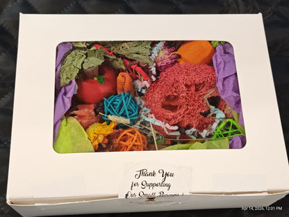 Ultimate Toy, Chew and Treat box for Guinea Pigs, Chinchillas, Rabbits