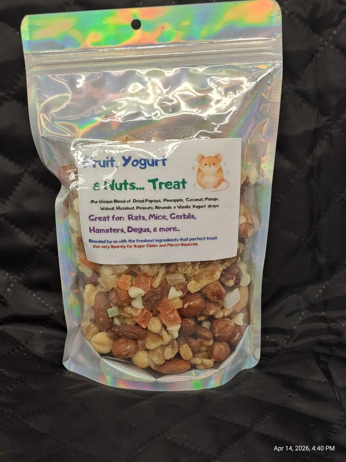 Fruit Nuts Yogurt Blend for Rats – Gourmet Treats by PNC Family FInds