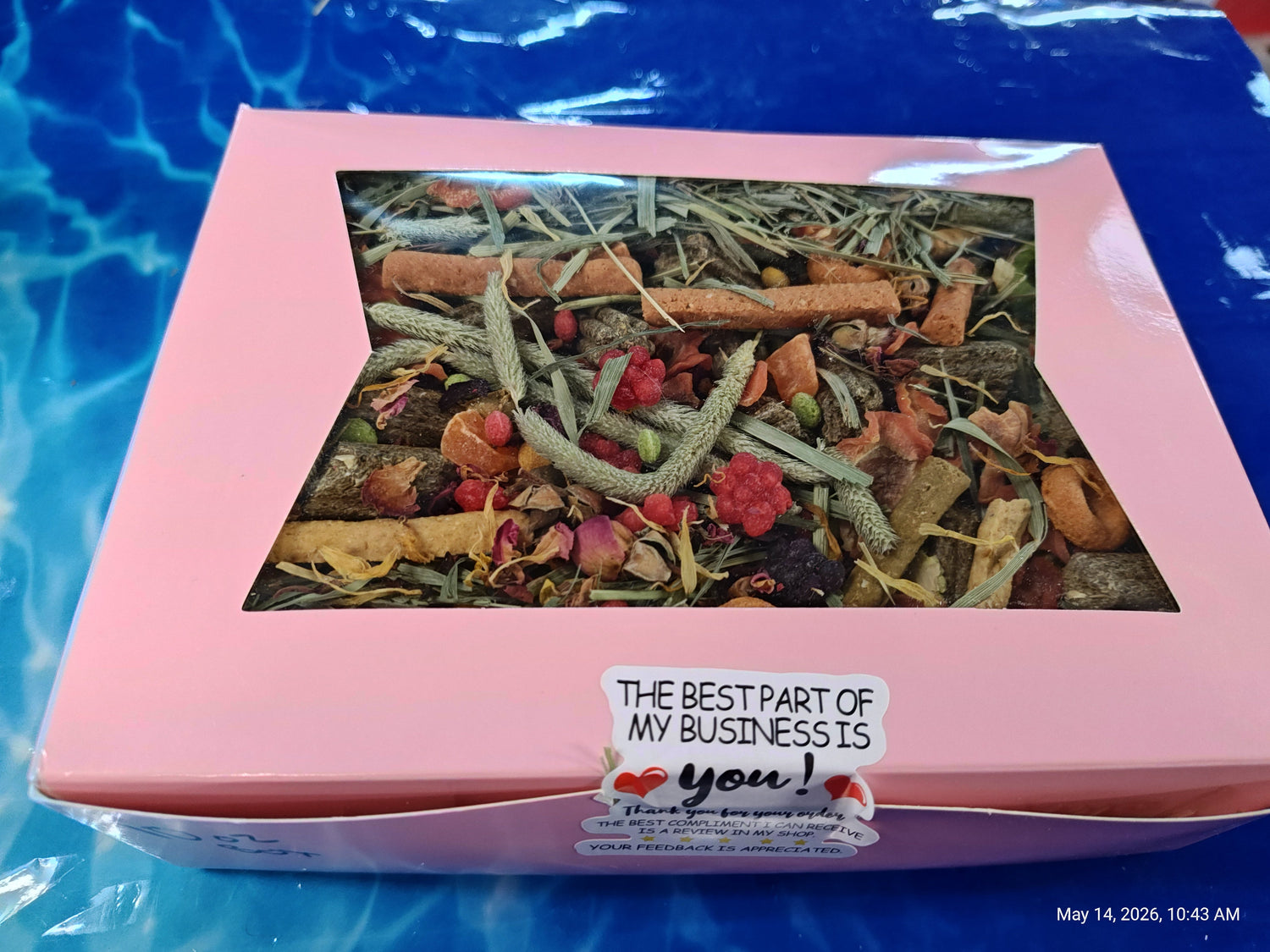 Ultimate Toy, Chew and Treat box for Guinea Pigs, Chinchillas, Rabbits