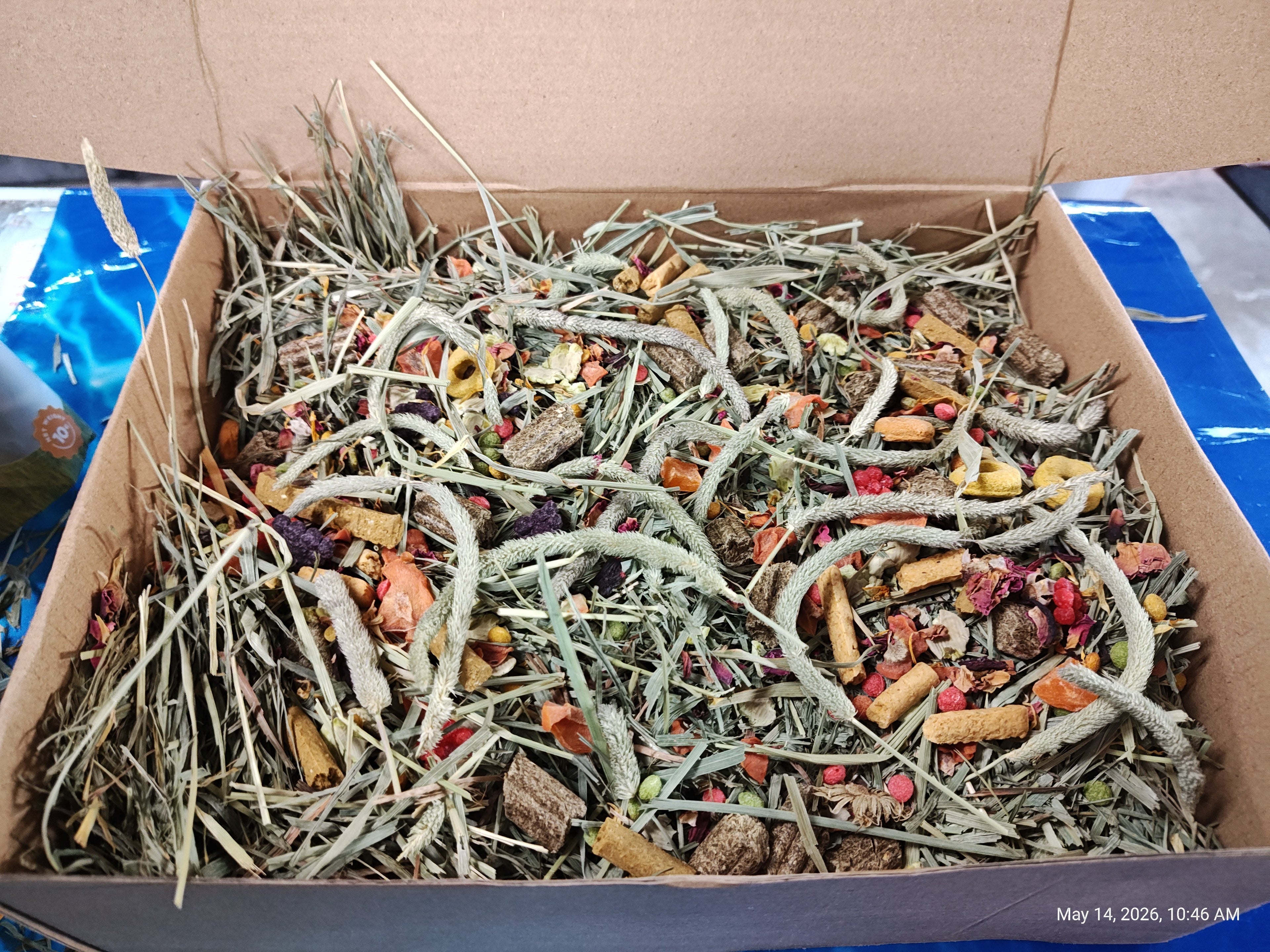 Fun &amp; Forage Box  "No More Boredom" Box - Chinchillas, Guinea Pigs, Rabbits 26 OZ BOX