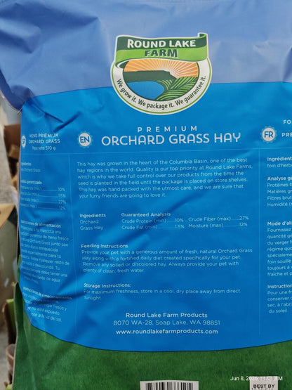 Orchard Grass Hay for Pets  10oz Resealable Bag