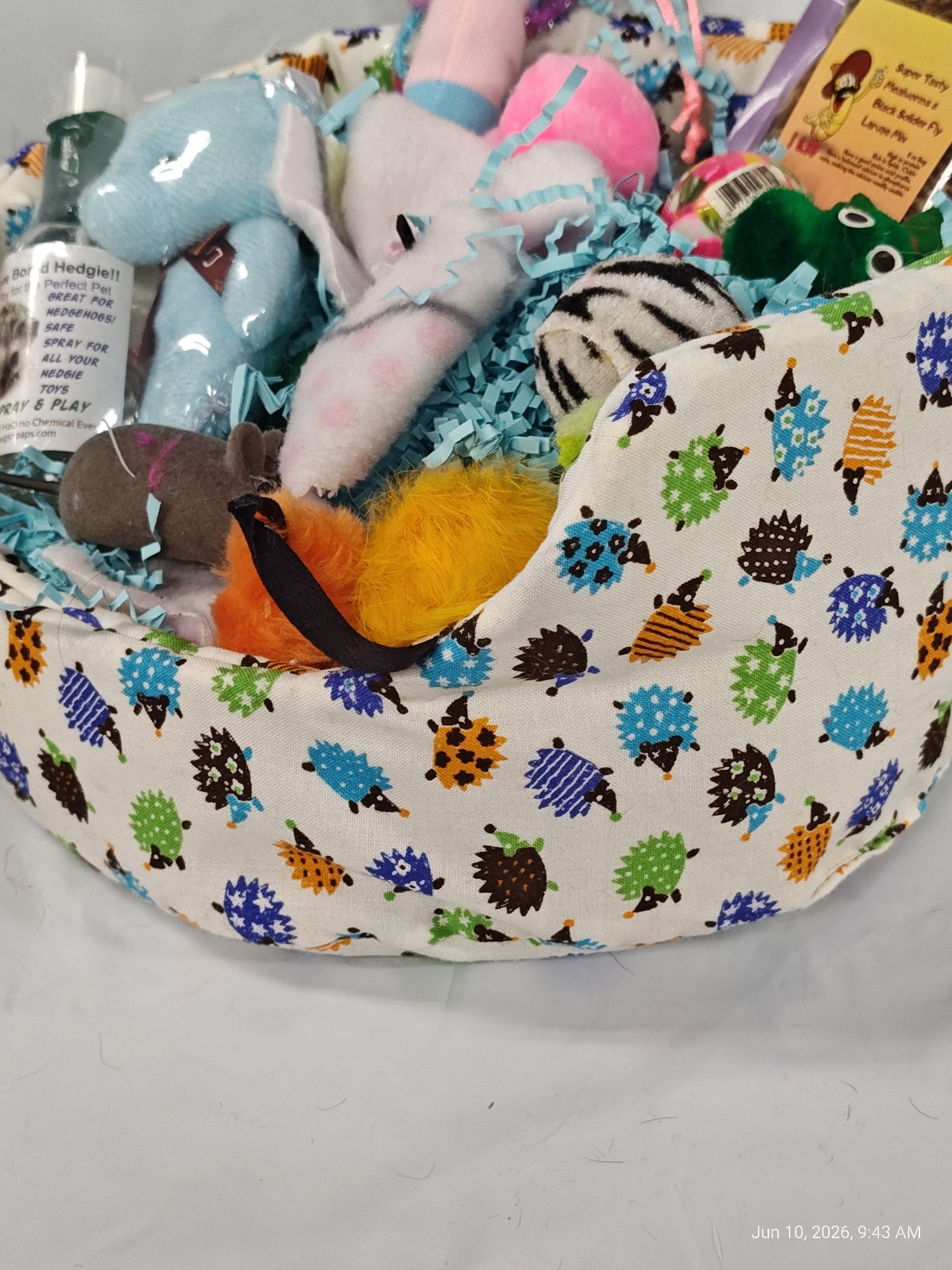 Cuddle Cup dig Box  Lots of toys Great for Hedgehogs &amp; Exotics