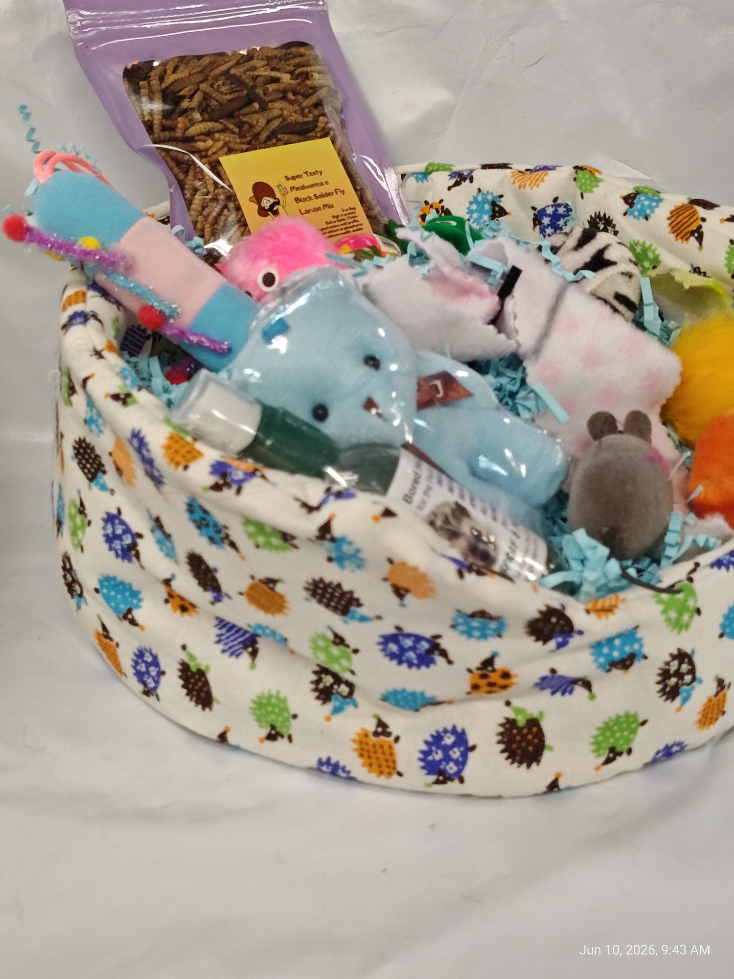 Cuddle Cup dig Box  Lots of toys Great for Hedgehogs &amp; Exotics