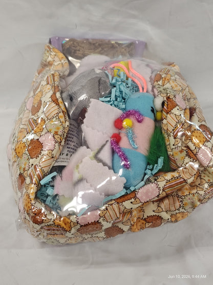 Cuddle Cup dig Box  Lots of toys Great for Hedgehogs &amp; Exotics