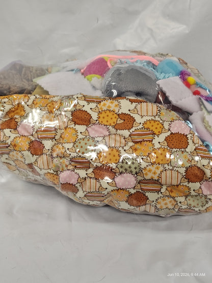 Cuddle Cup dig Box  Lots of toys Great for Hedgehogs &amp; Exotics
