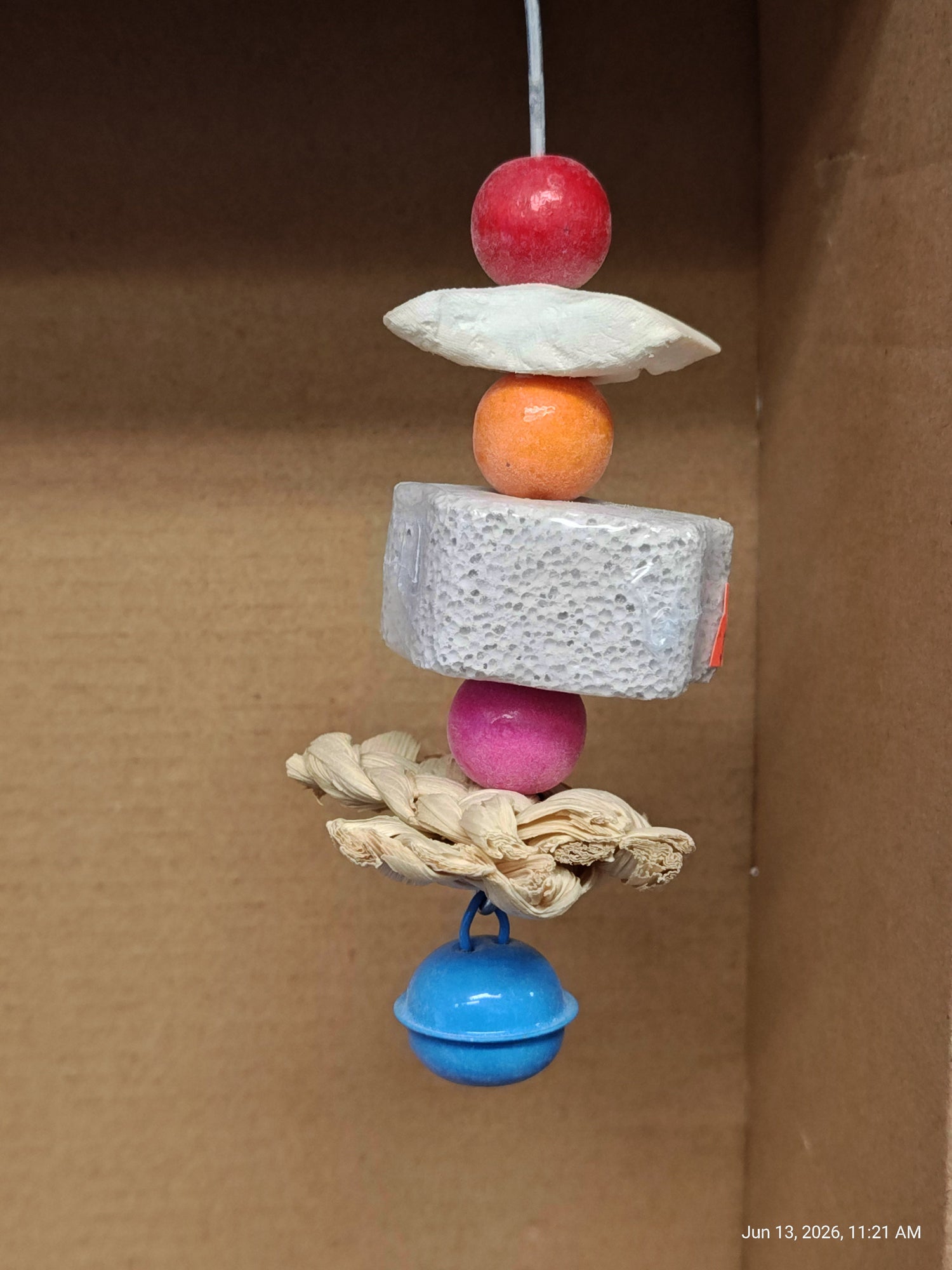 Flower Pumice Hanging Chew toys