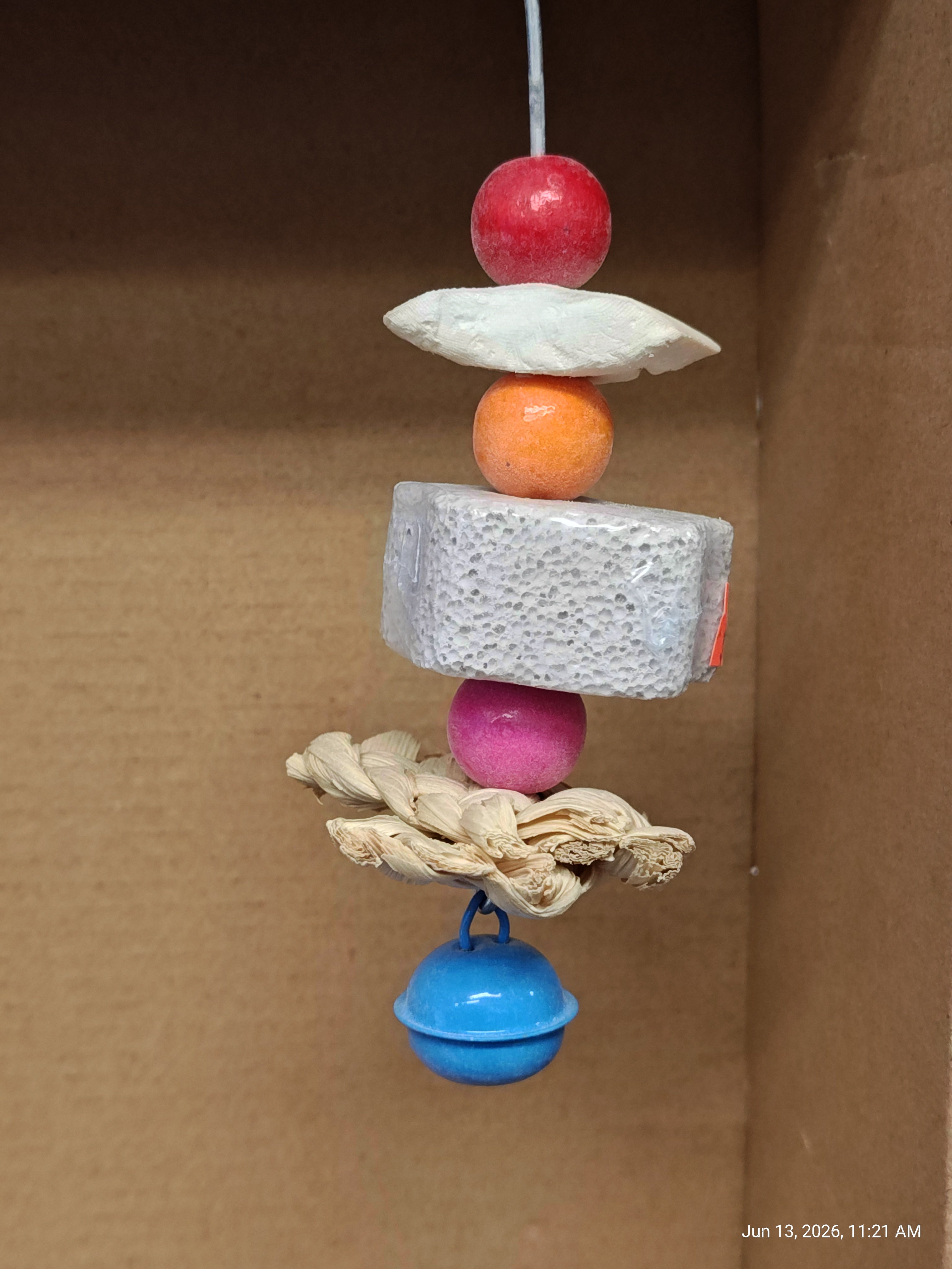 Flower Pumice Hanging Chew toys