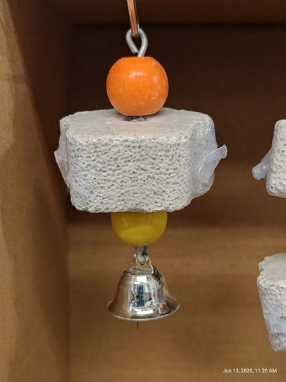 Flower Pumice Hanging Chew toys