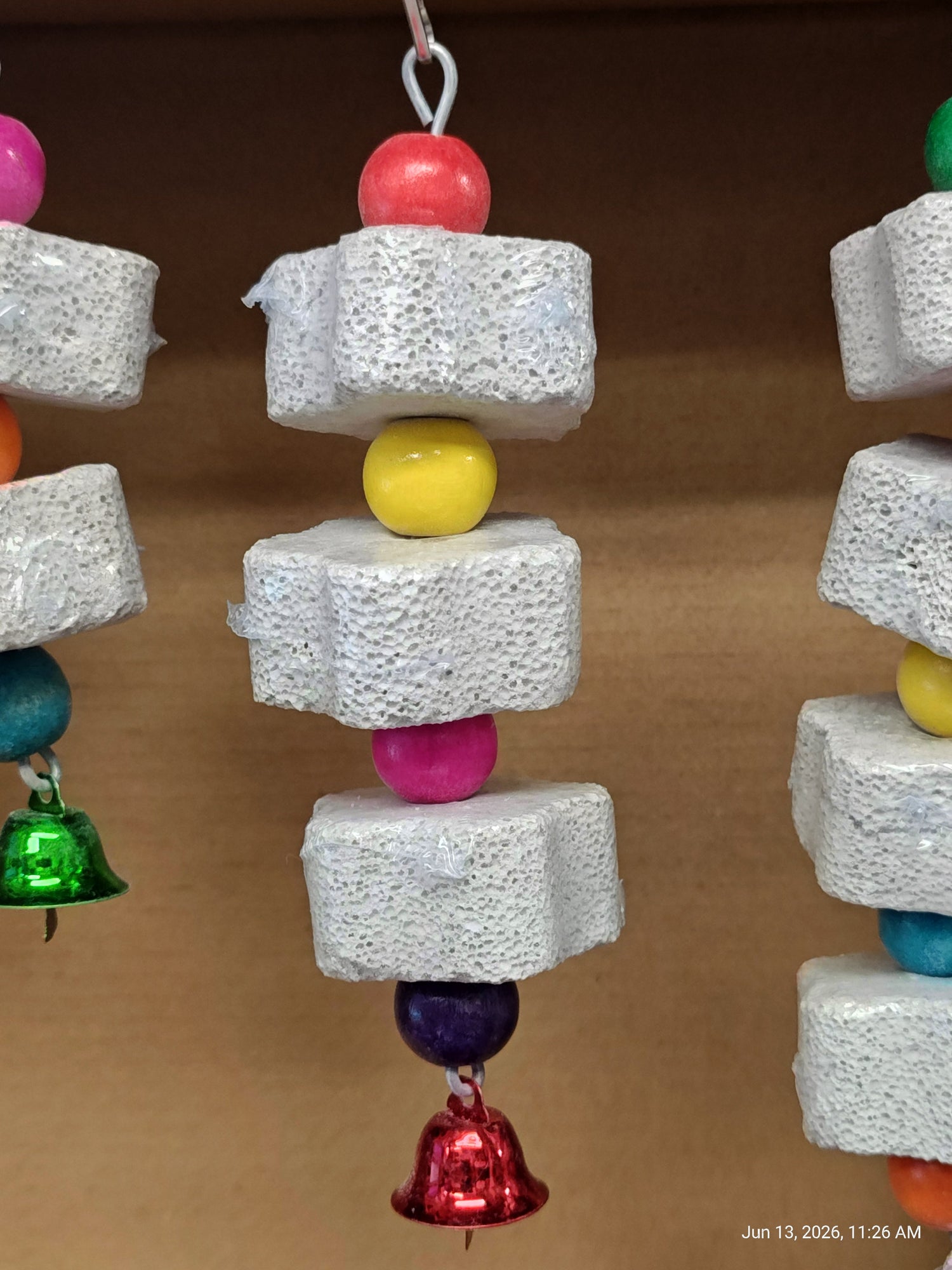 Flower Pumice Hanging Chew toys