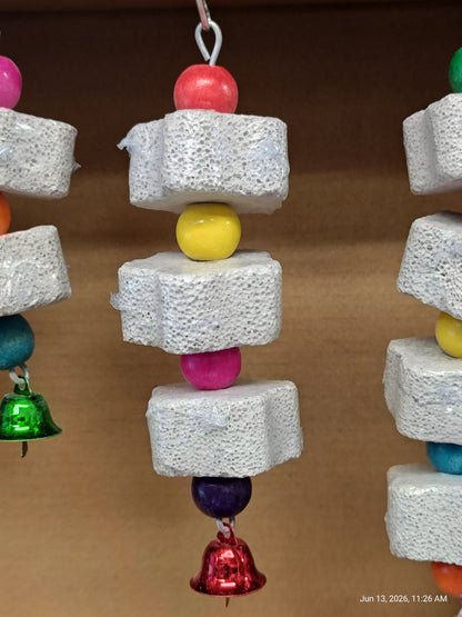 Flower Pumice Hanging Chew toys
