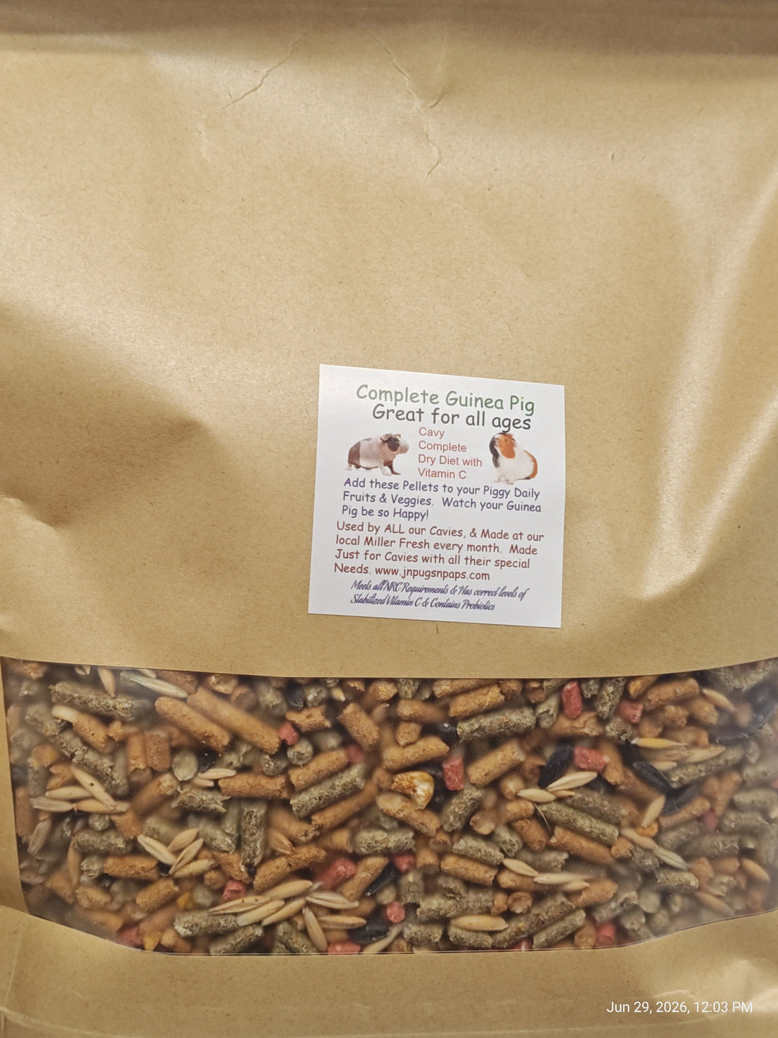Guinea Pig "Our Extreme Blend" Fresh milled 4