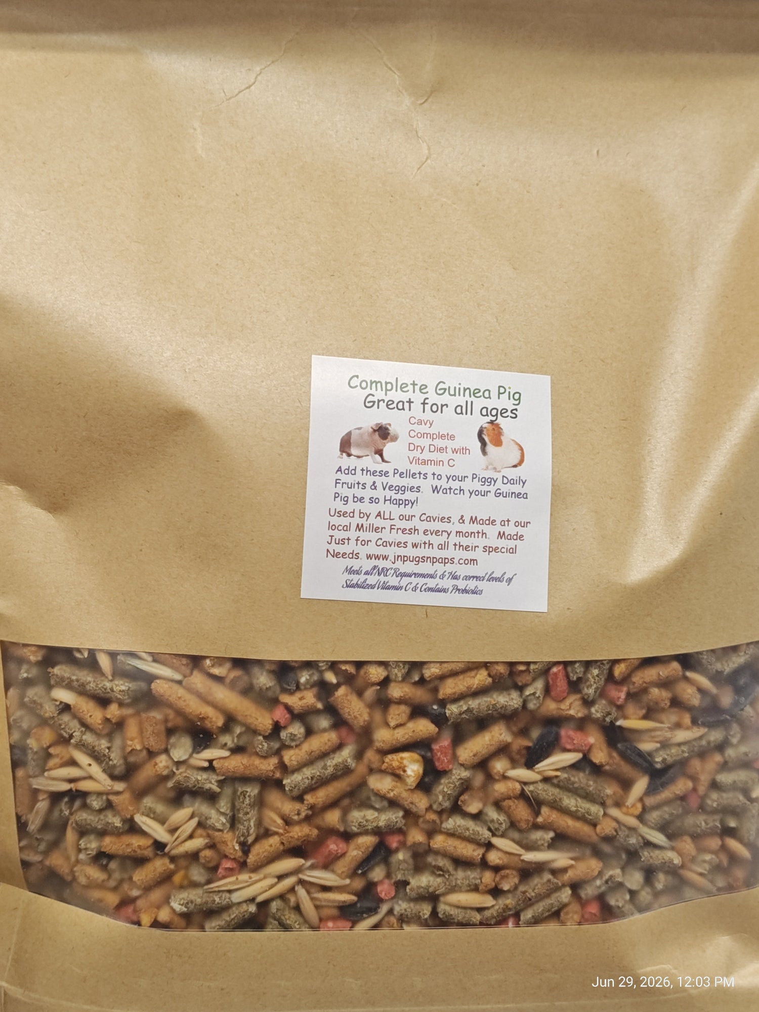 Guinea Pig "Our Extreme Blend" Fresh milled 4