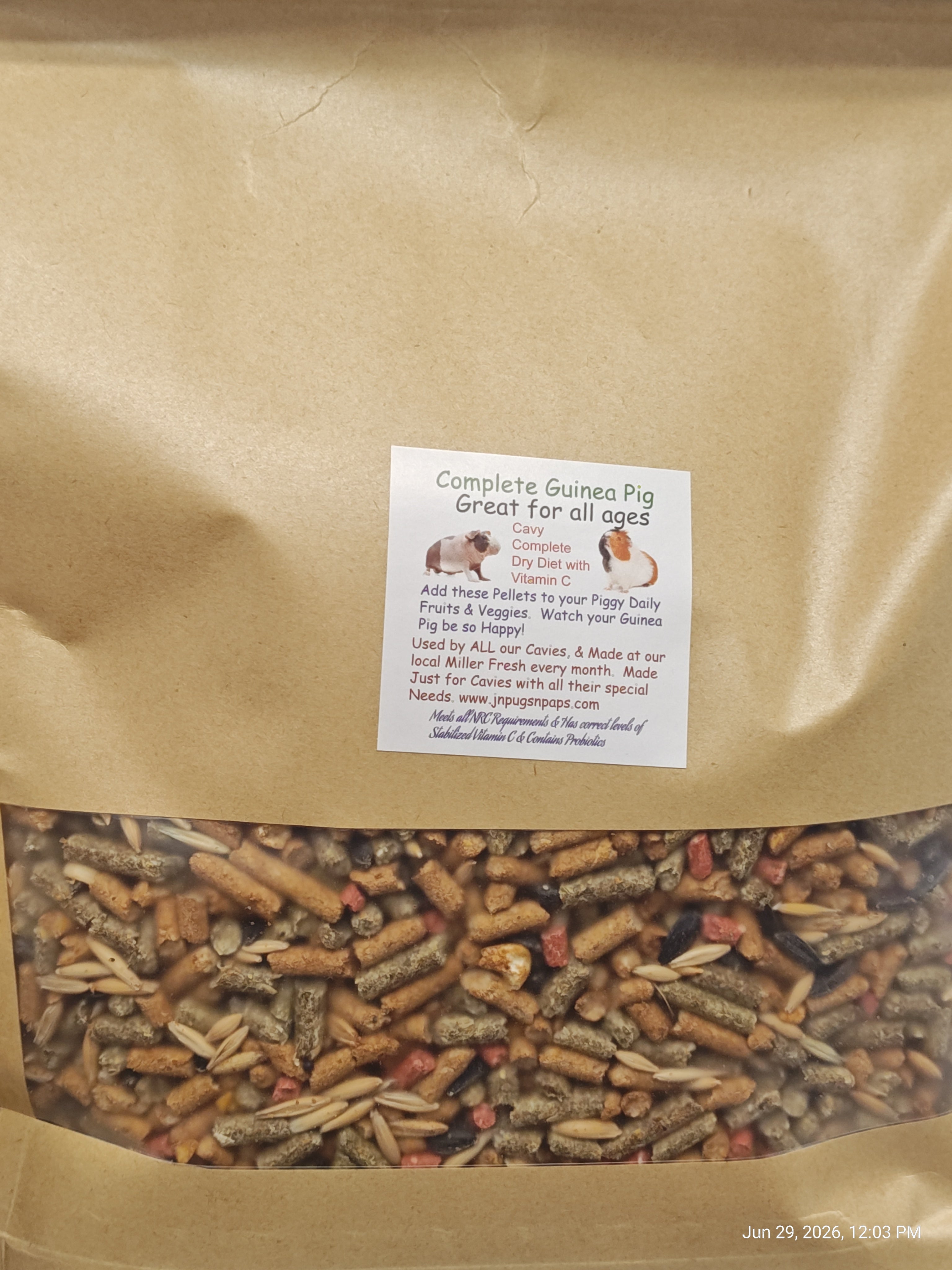 Guinea Pig "Our Extreme Blend" Fresh milled 4