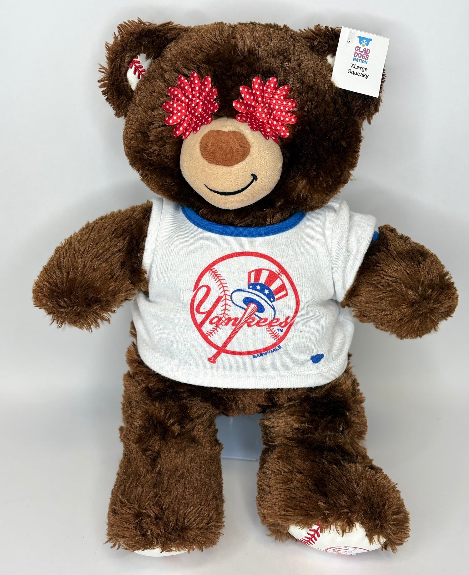 Team Spirit Stuffed SQUEAKY Dog Toys: Sport Mascots &amp; Players of All Sizes