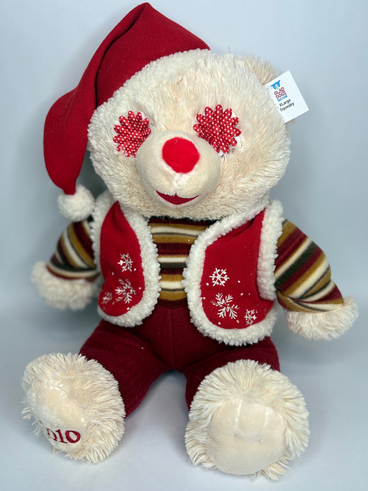 25% OFF! Extra Large /XL Stuffed &amp; SQUEAKY Plush Holiday Dog Toys