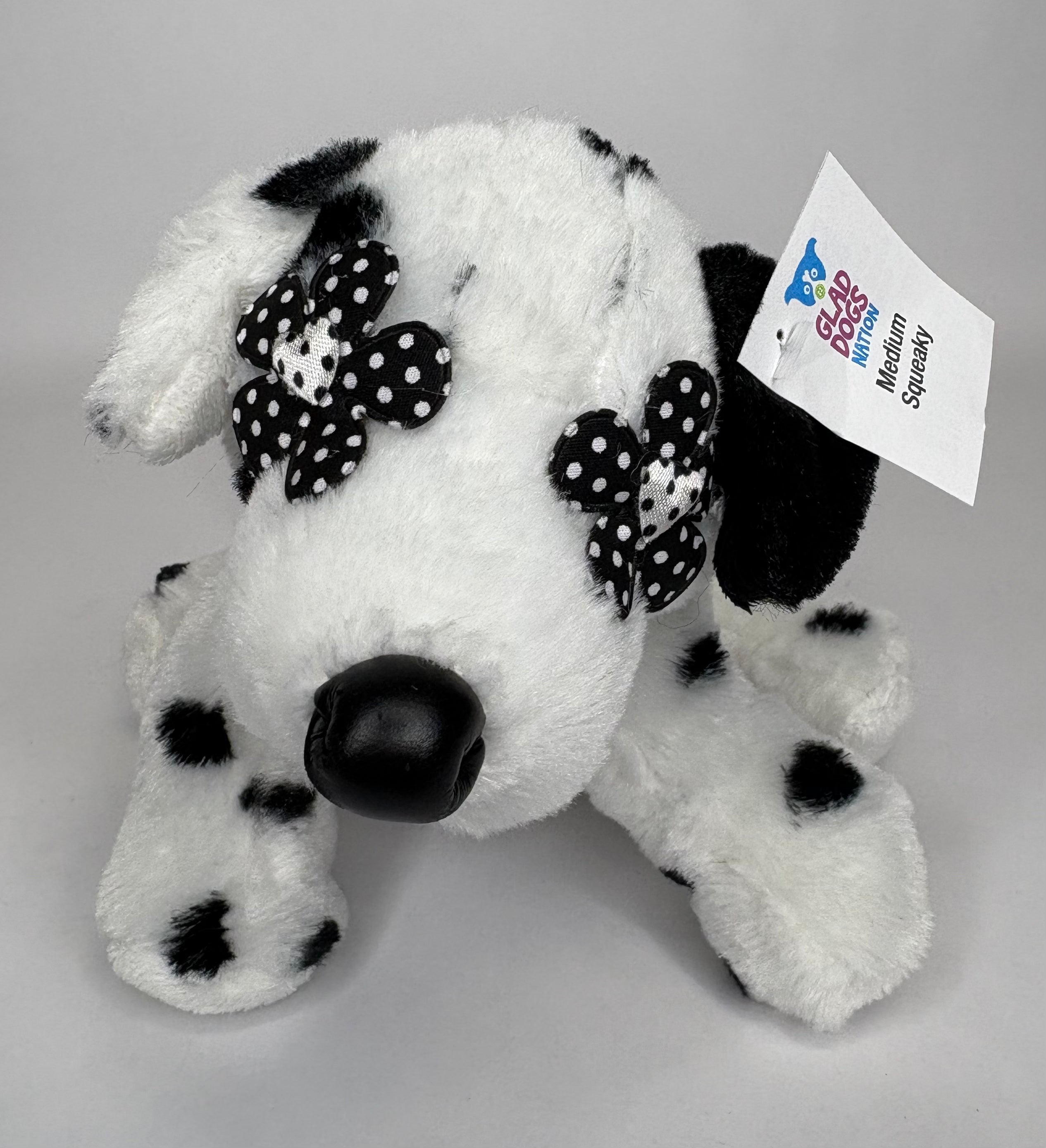 Mini Me Breed Dog Toy: Dalmatian, Squeak &amp; NO Squeak