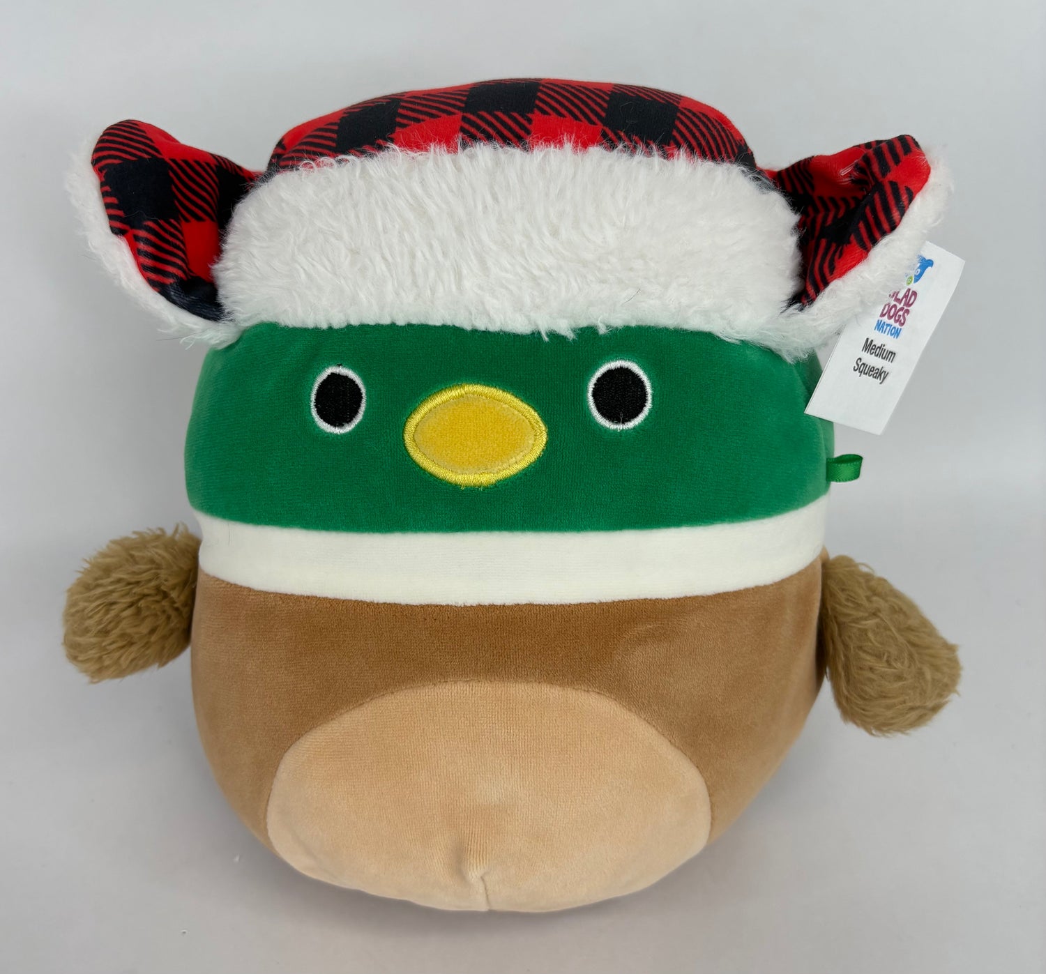 BOGO! Medium Squishy Cuddlers Super Soft Plush Pet Toys: Squeak &amp; NO Squeak