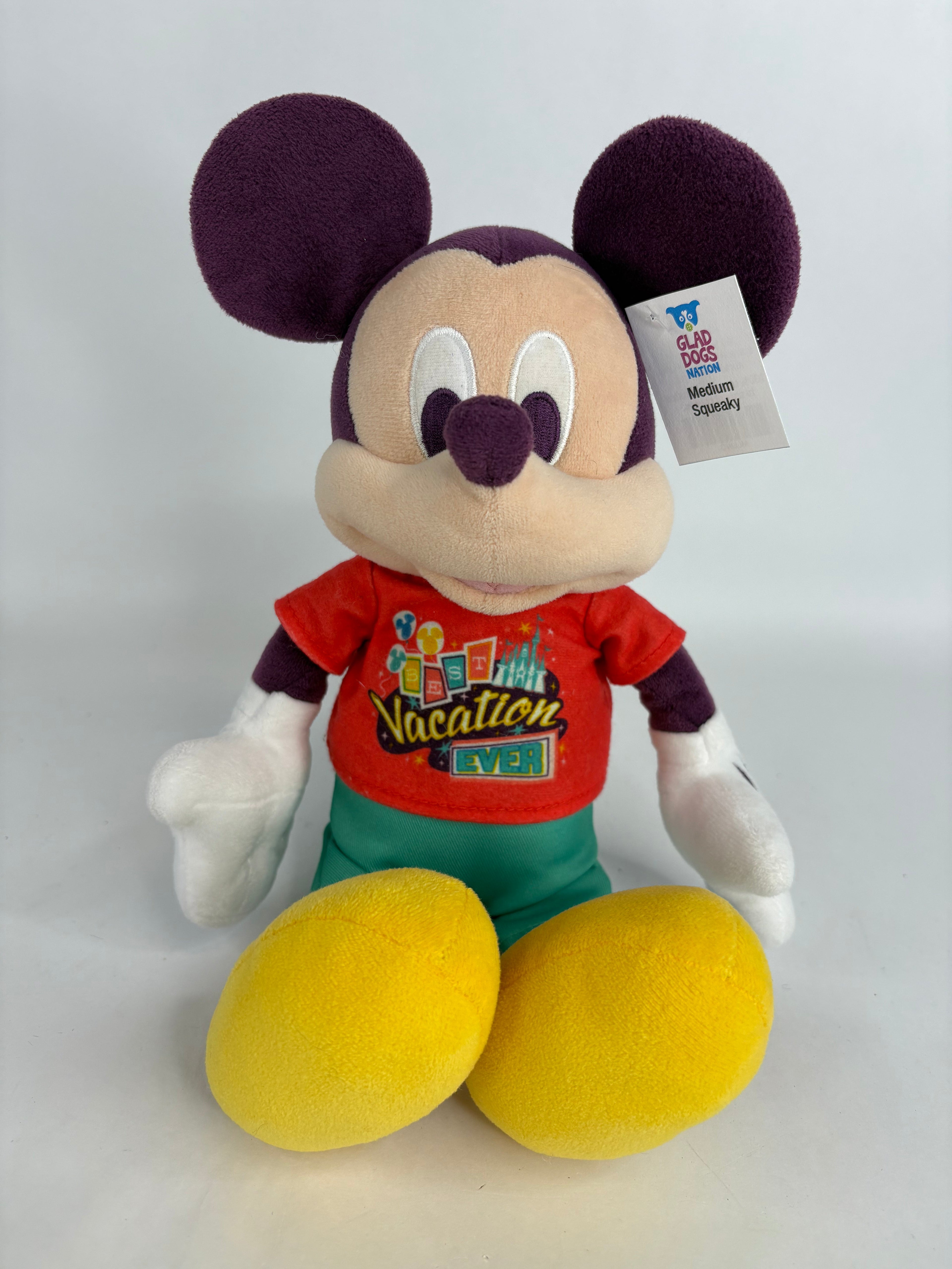 Mickey Mouse Squeak &amp; NO Squeak Dog Toys: All Sizes