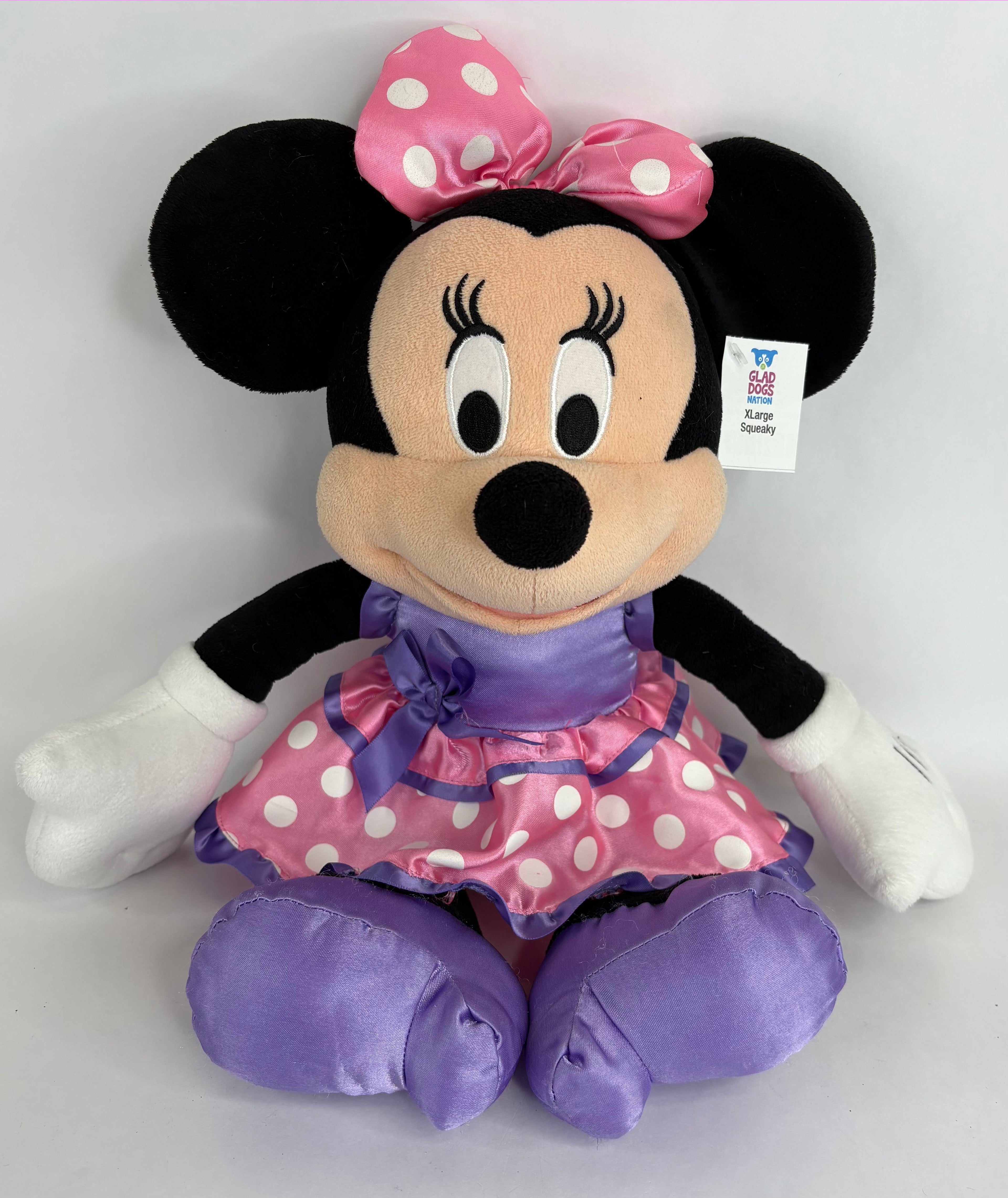 Minnie Mouse Stuffed Dog Toys: Squeak &amp; NO Squeak, All Sizes