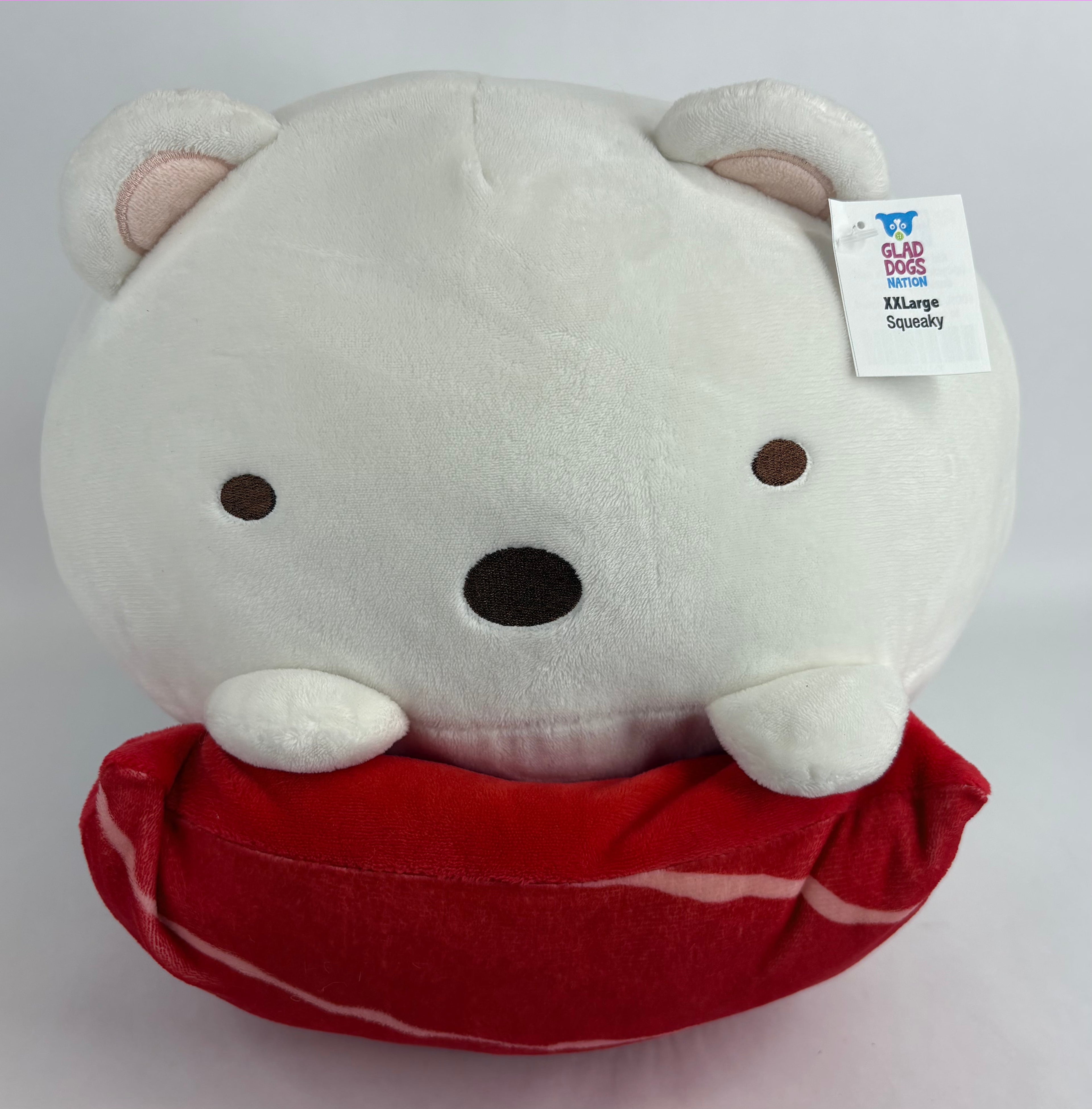 BOGO! Extra Large/XL Squishy Cuddlers Super Soft Plush Pet Toys: Squeak &amp; NO Squeak