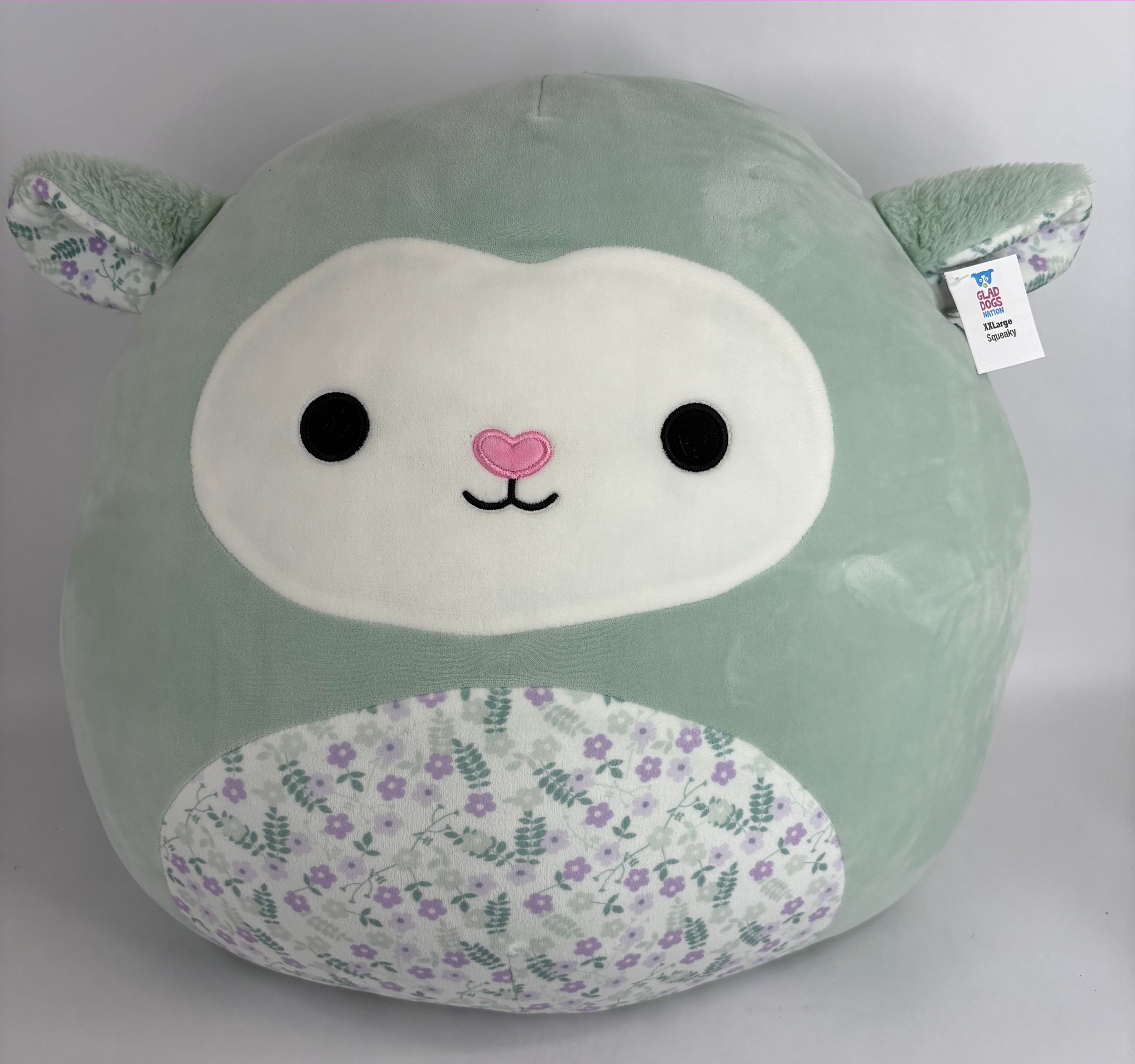 BOGO! XXLarge Squishy Cuddlers Super Soft Plush Pet Toys: Squeak &amp; NO Squeak