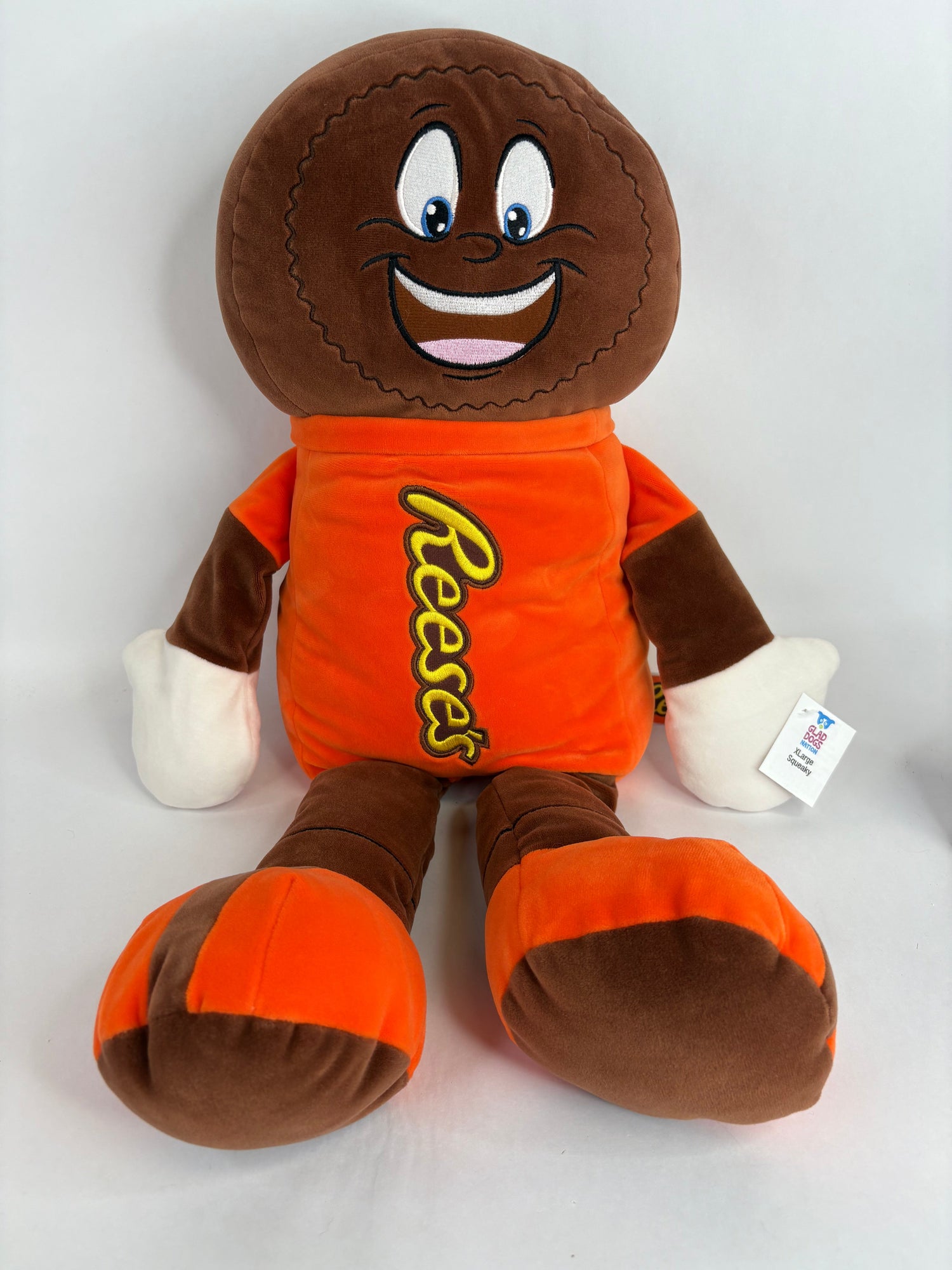EXTRA LARGE Hearts, Love &amp; Candy Dog Toy: Squeak &amp; NO Squeak