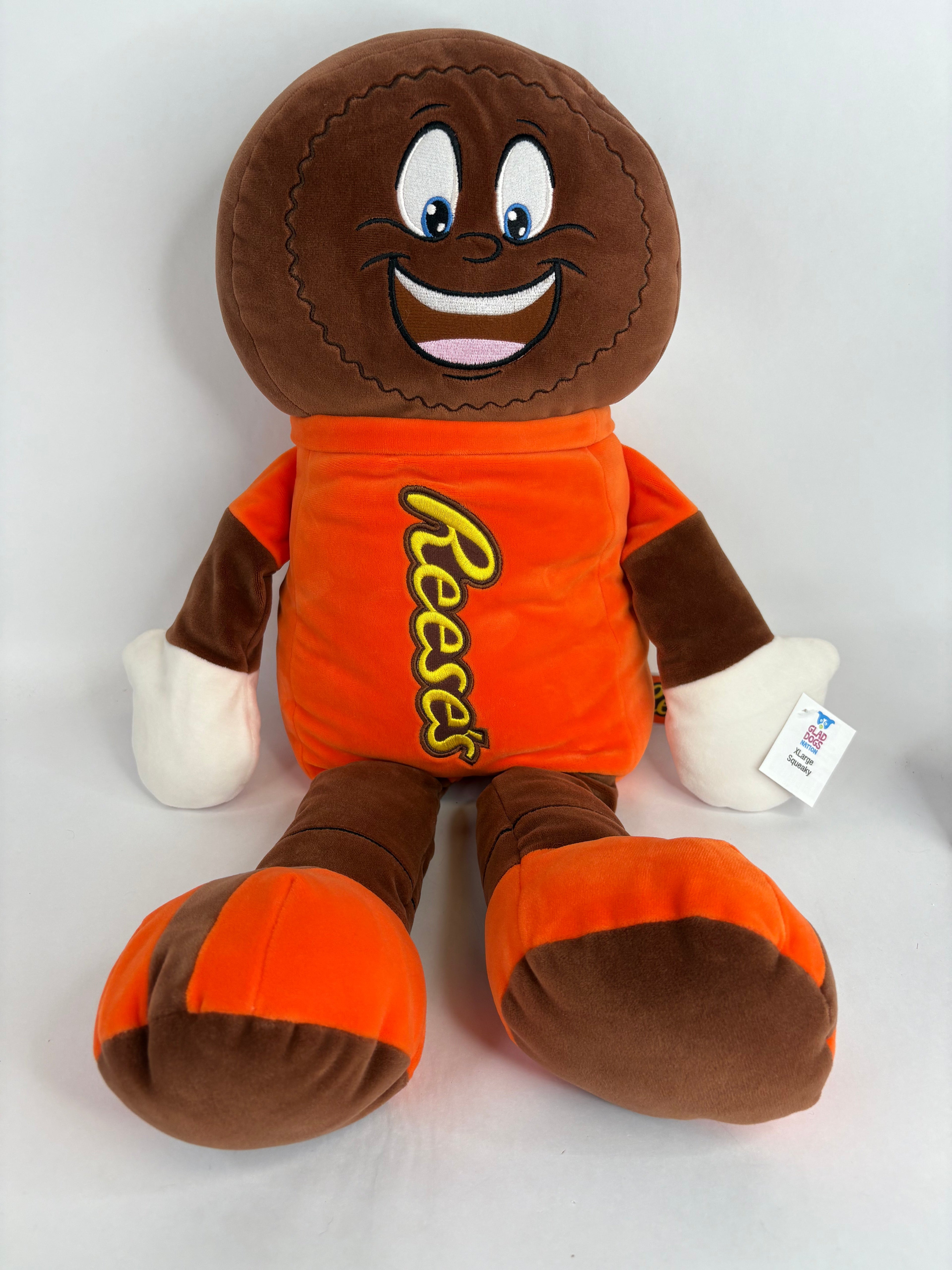 EXTRA LARGE Hearts, Love &amp; Candy Dog Toy: Squeak &amp; NO Squeak