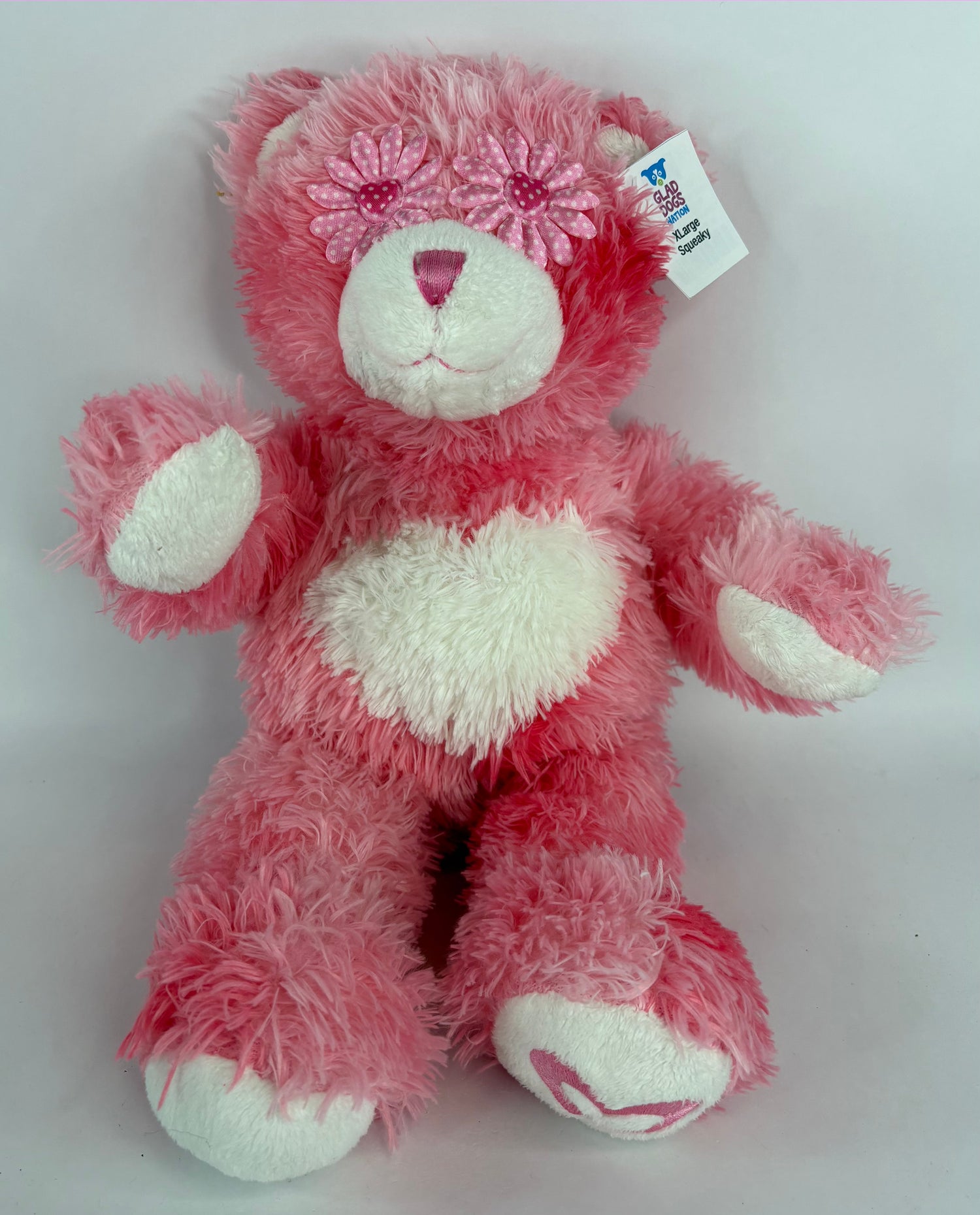 EXTRA LARGE Hearts, Love &amp; Candy Dog Toy: Squeak &amp; NO Squeak