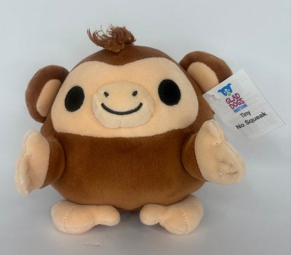 BOGO! Tiny Squishy Cuddlers Super Soft Plush Pet Toys: Squeak &amp; NO Squeak