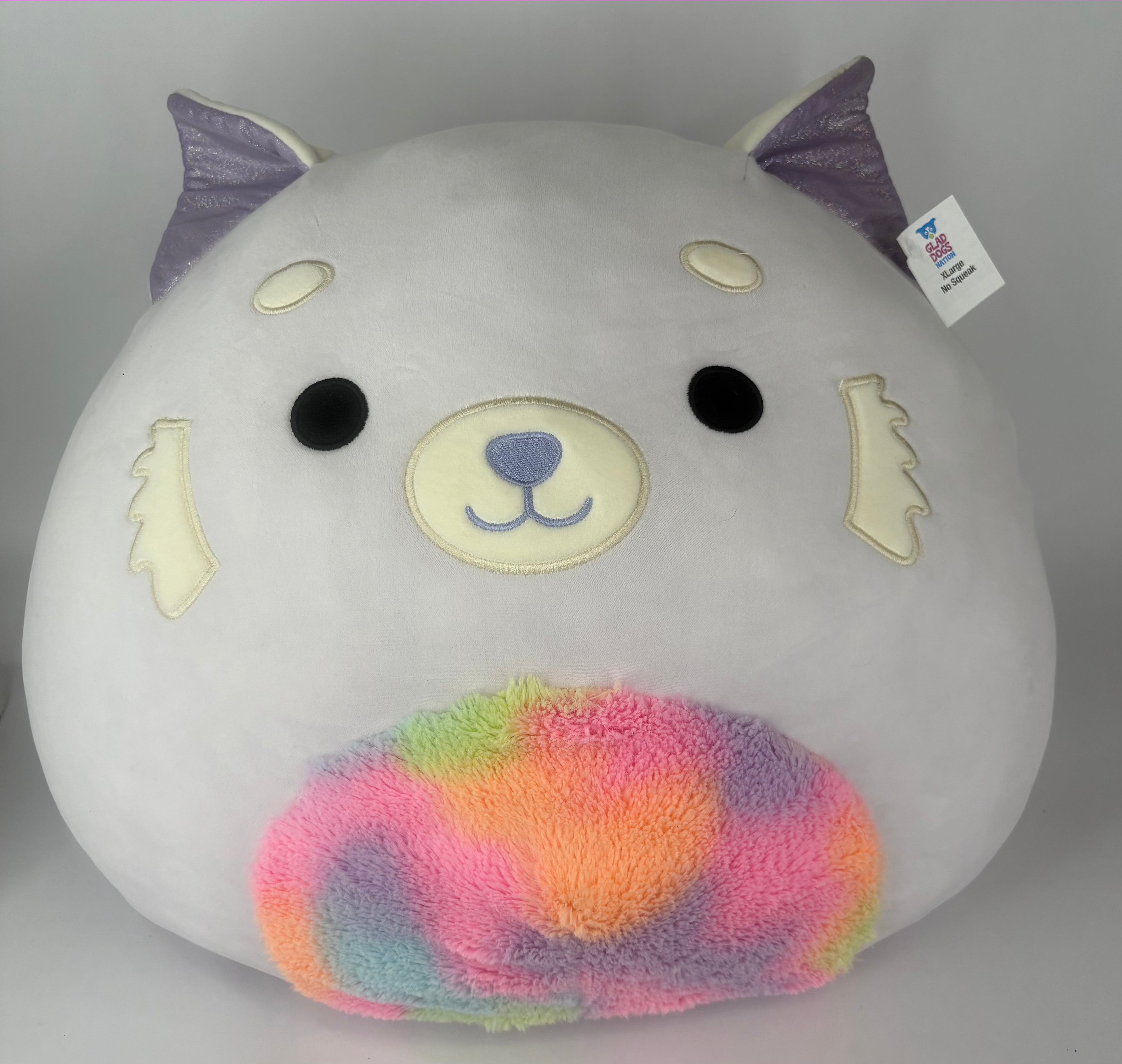 BOGO! Extra Large/XL Squishy Cuddlers Super Soft Plush Pet Toys: Squeak &amp; NO Squeak